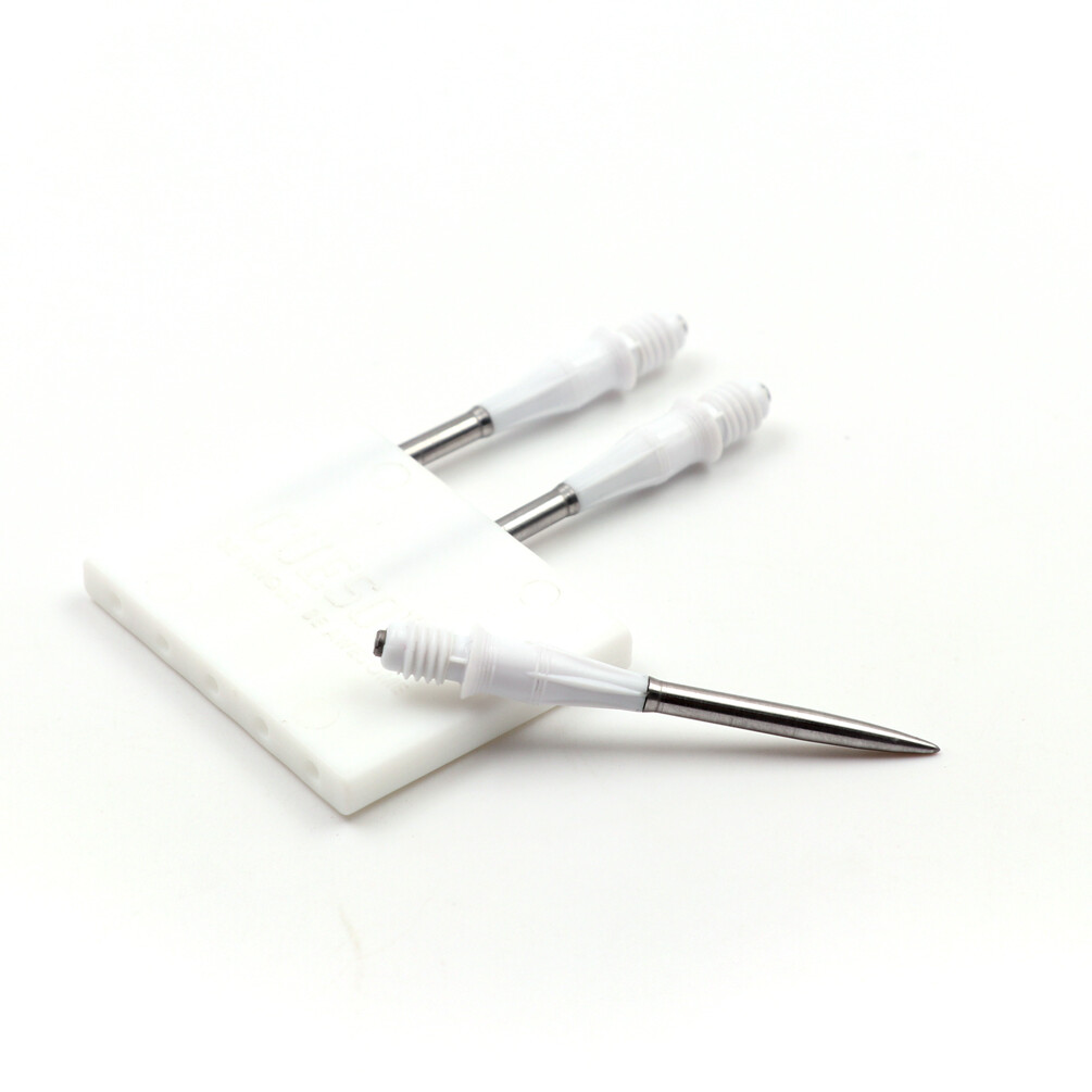 CUESOUL TOUCH-Point Conversion Dart Points for 2BA Soft Tip Darts-White