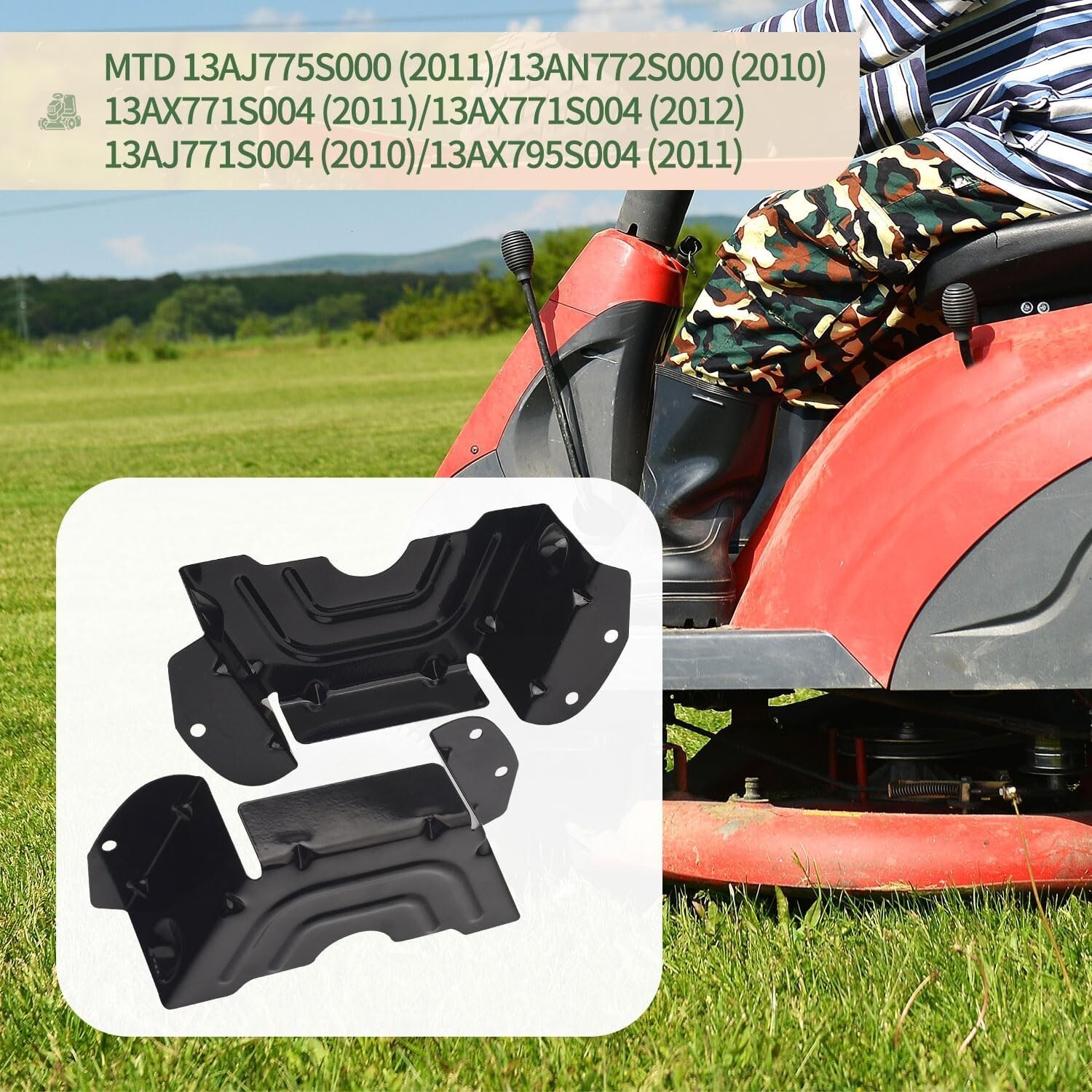 Mower Deck Belt Cover for 42" 46" Troy-Bilt Bronco Pony Rider Craftsman ZTL 700