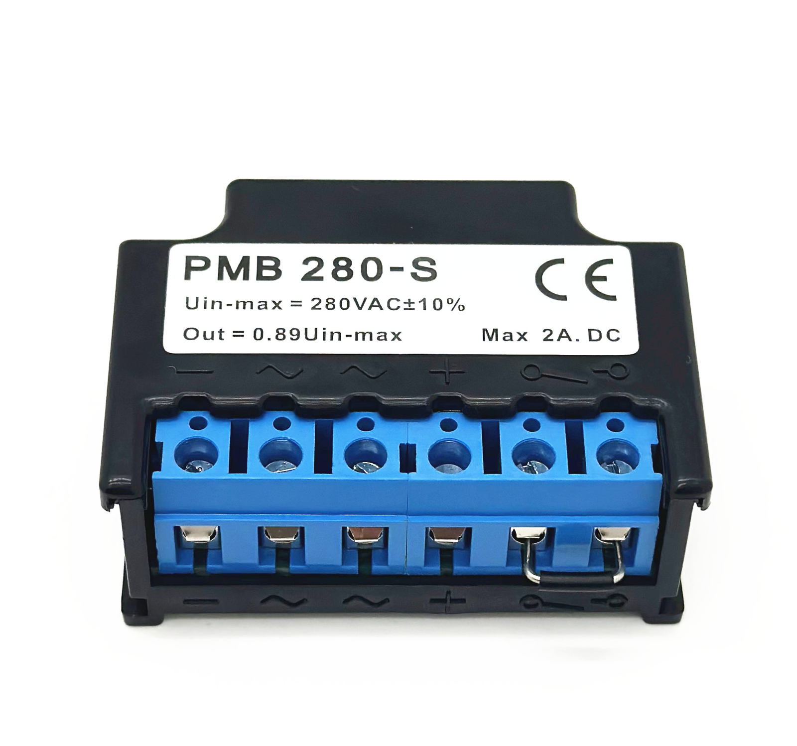 PMB 280-S full wave rectifier Uin-max=280VAC±10% Out=0.89 MAX 2A DC