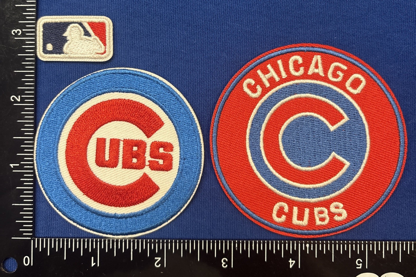 CHICAGO CUBS LOT SET OF 3 MLB BASEBALL IRON ON PATCHES