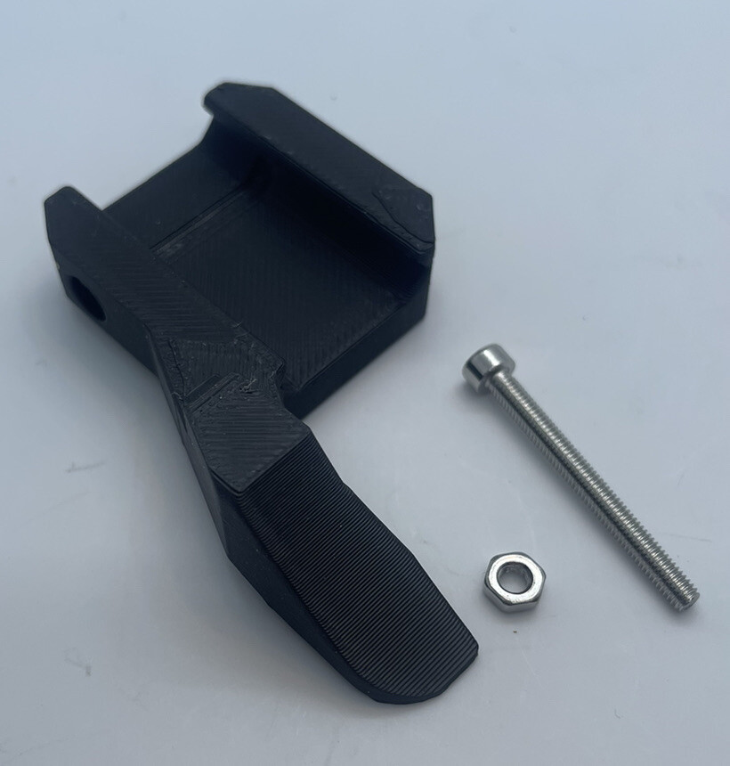 RH Thumb Rest for Recoil Control, Fits Picatinny Rails for Glock, Ruger, S&W
