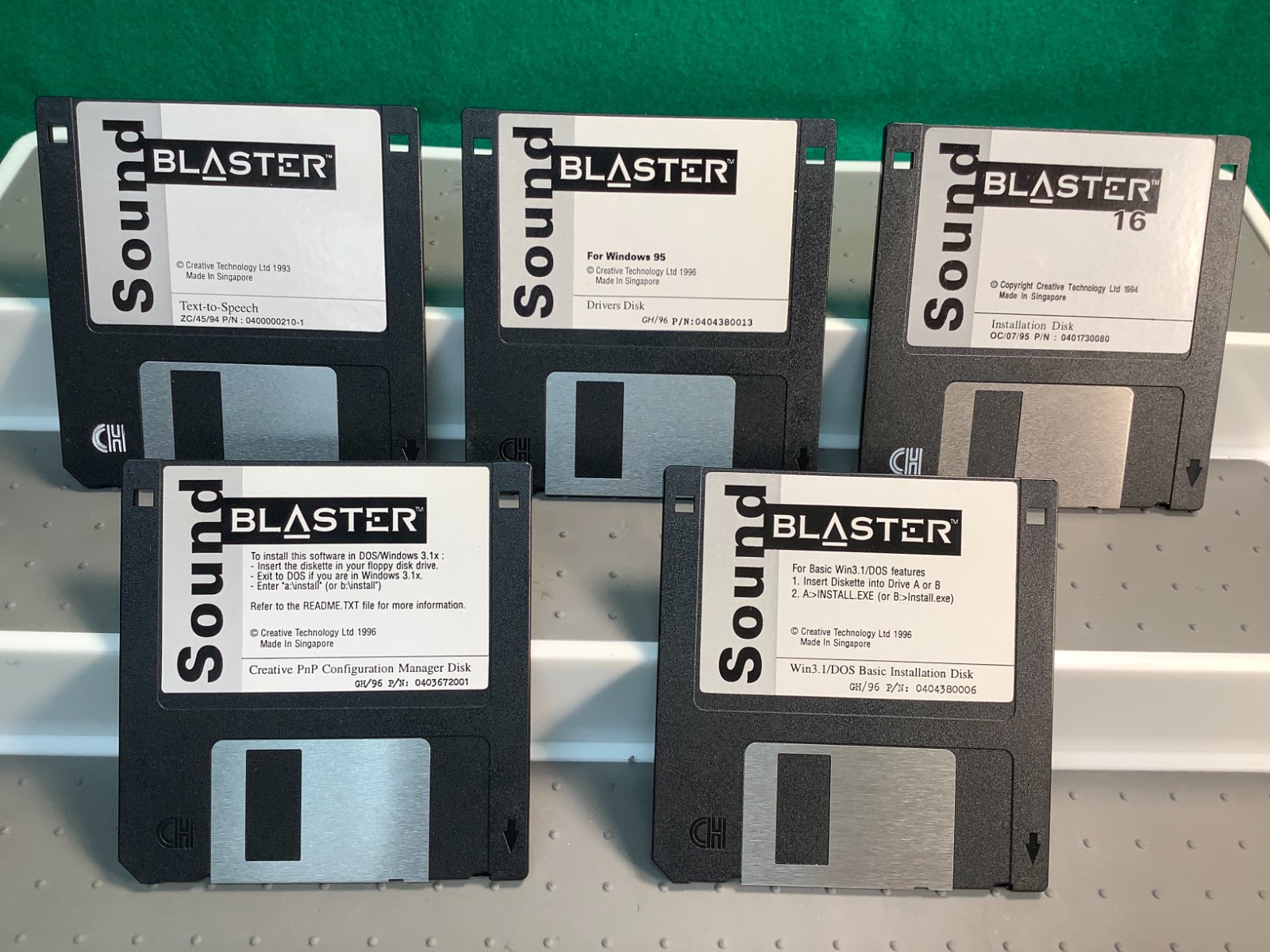 5 SOUND BLASTER FLOPPY DISK DRIVERS