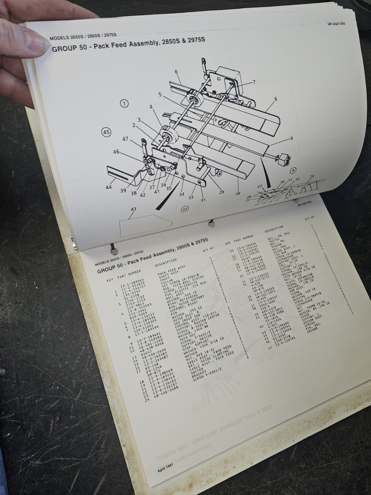 MULTIGRAPHICS OFFSET PRESS PARTS CATALOG HP-4292-DU REV, October 1995