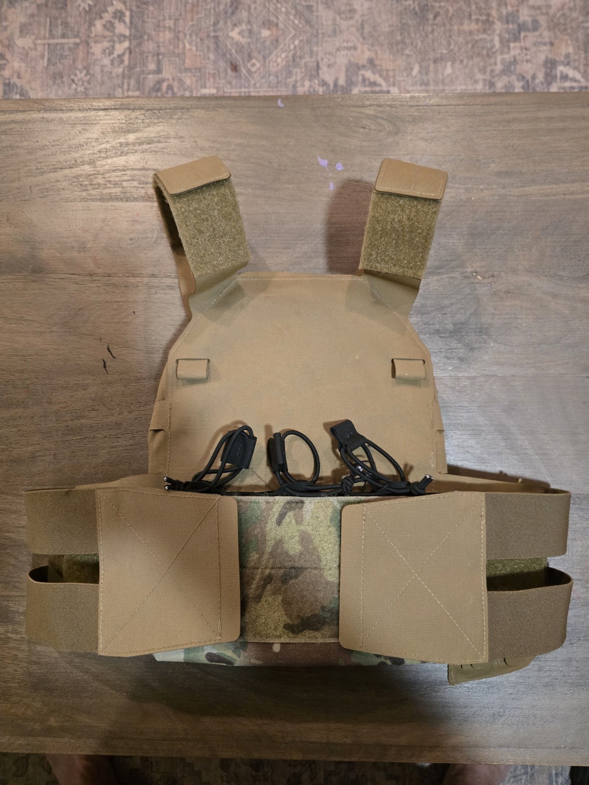Tracer Tactical Slick TAC Plate Carrier W/ Placard Coyote Brown