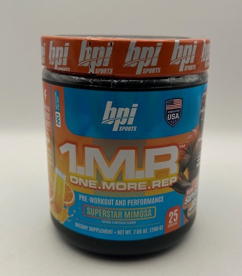 BPI Sports 1.M.R One More Rep Pre Workout Powder Superstar Mimosa - 25 Servings