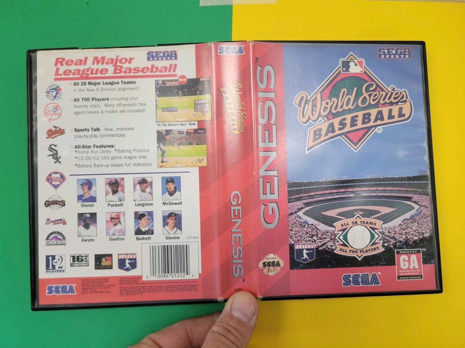 World Series Baseball (Sega Genesis) Case ONLY