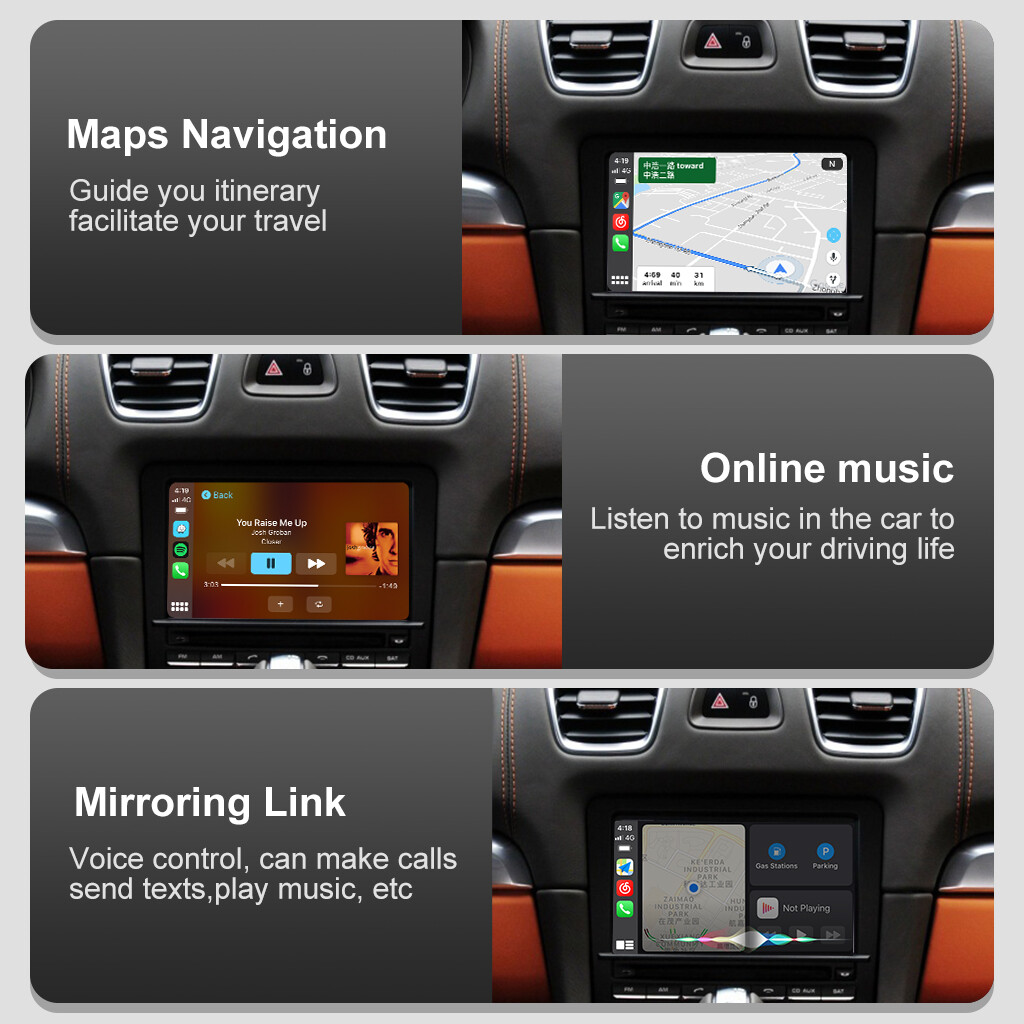 For Porsche CDR 2010-2016 Wireless Apple CarPlay Android Auto Interface