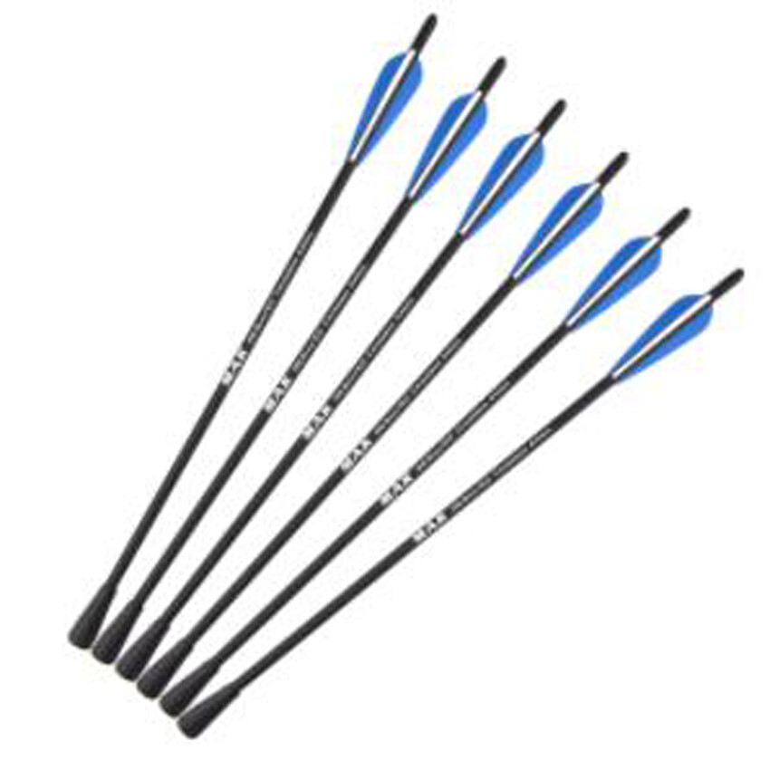 6Pcs 20''Archery OD8.8mm Carbon Arrow Rubber Tips For Crossbow Shooting Practice