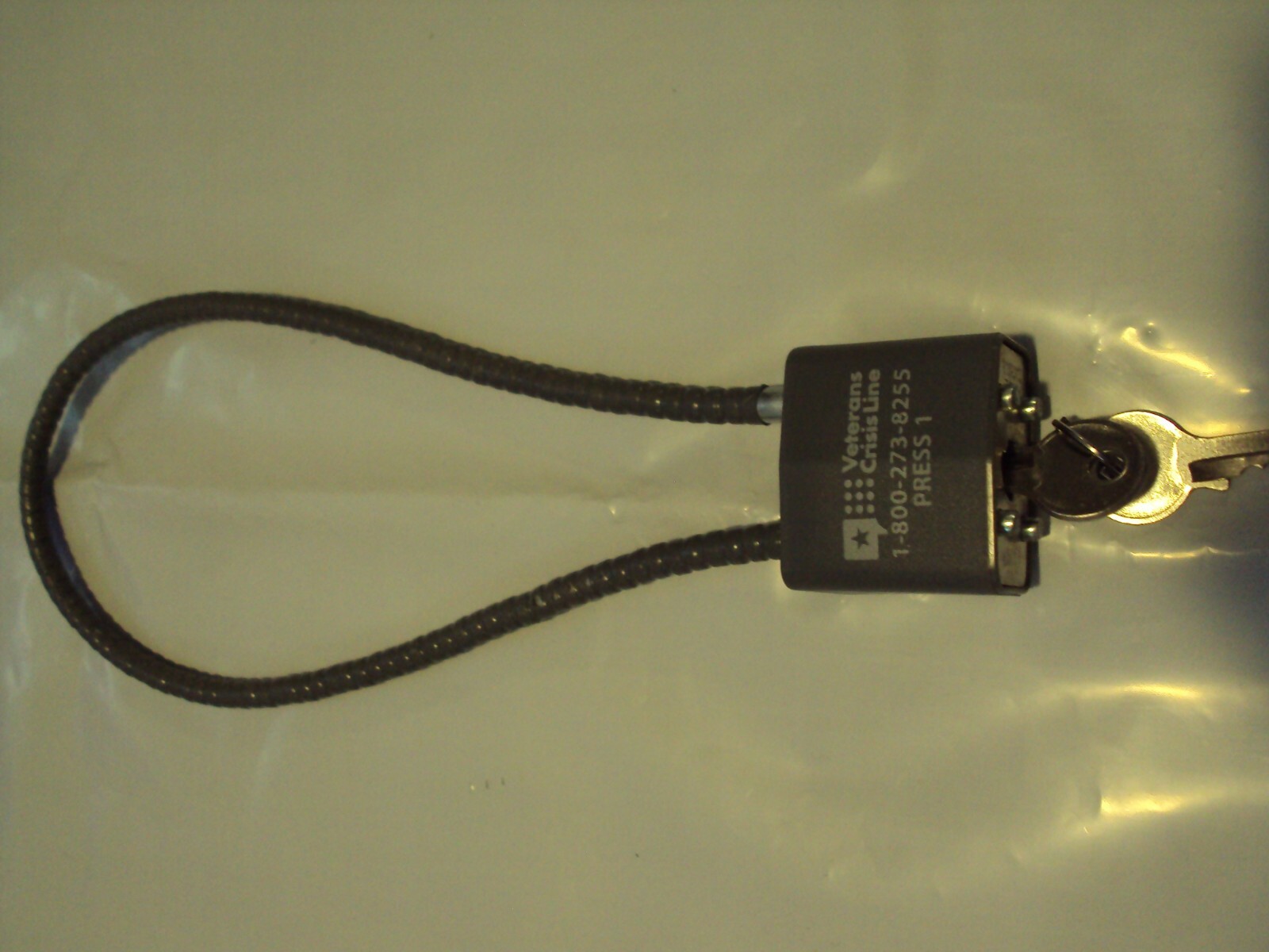 4 firearms safty locks with keys 3- 15" 1-9" for pistol & rifel