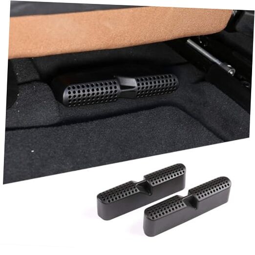 2pcs ABS Car Under Seat Air Outlet Vent Protect Cover Trim Accessories for BMW