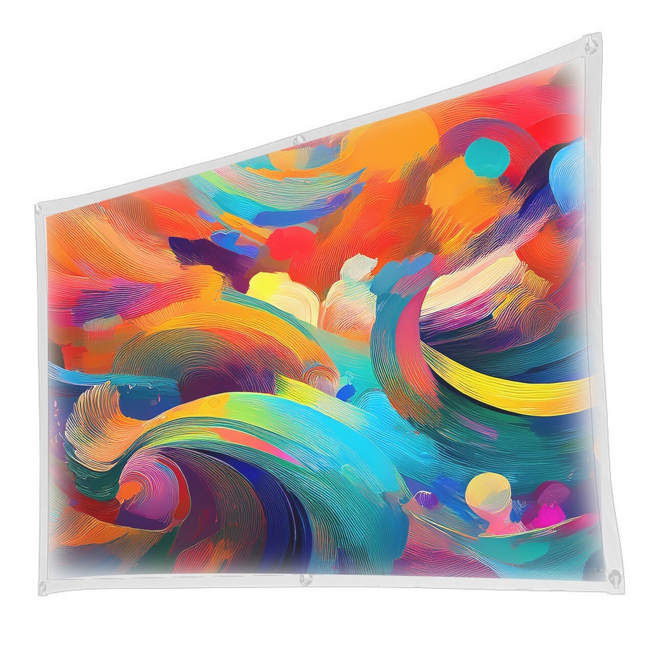 100 Inch Projection Screen Portable Foldable for Indoor Outdoor Movie Nights
