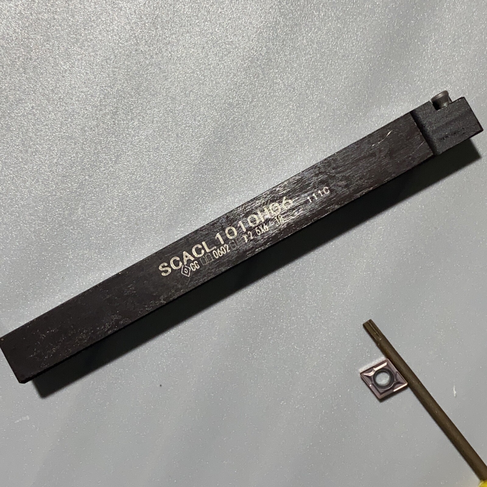 left SCACL1010H06 + CCMT060204 91 degree external turning holder Carbide insert