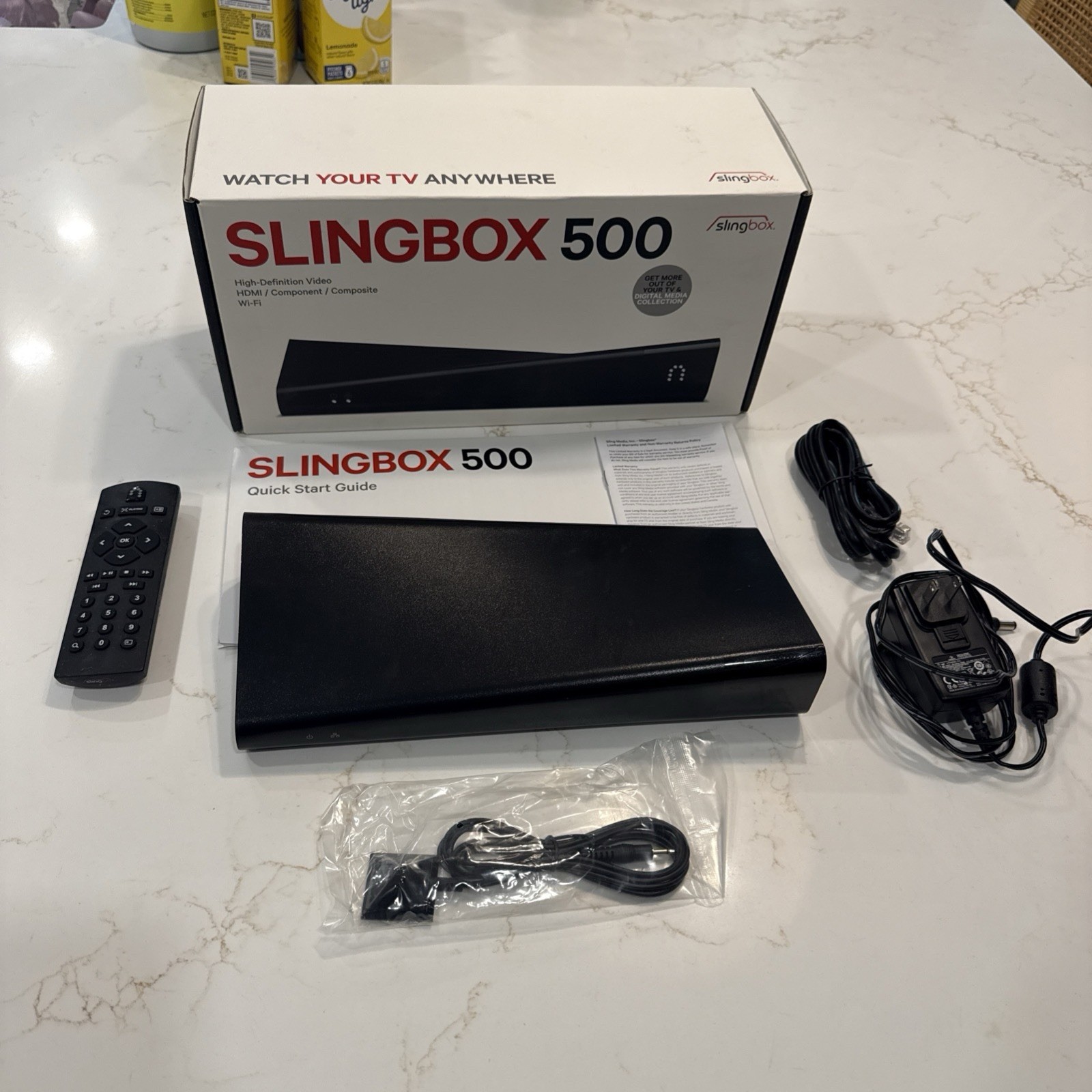 Sling Media Slingbox 500 Digital Media Streamer - Used W Remote