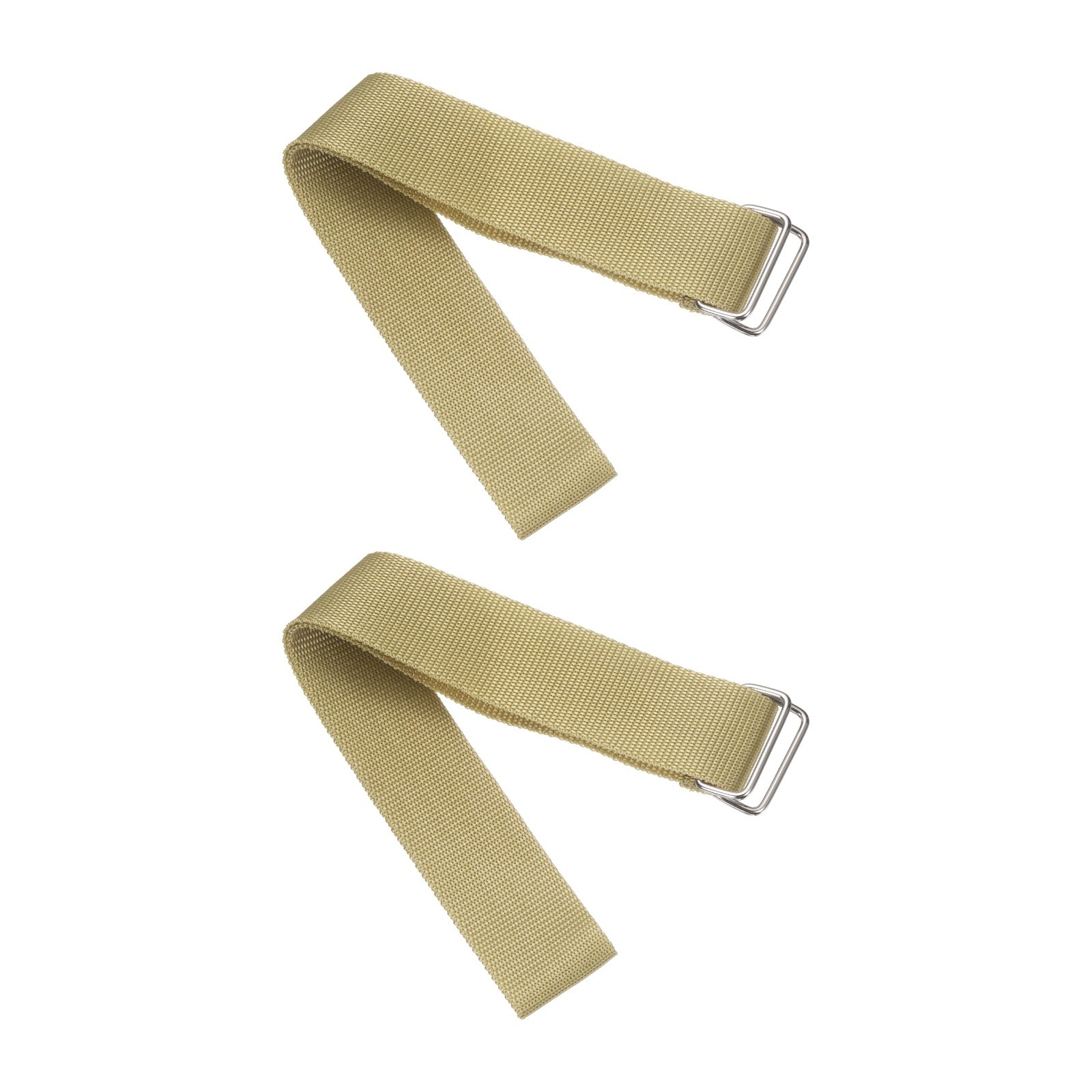 2Pcs Lift Up Storage Bed Belts, 50cm Nylon Pulling Belt for Sofa, Khaki