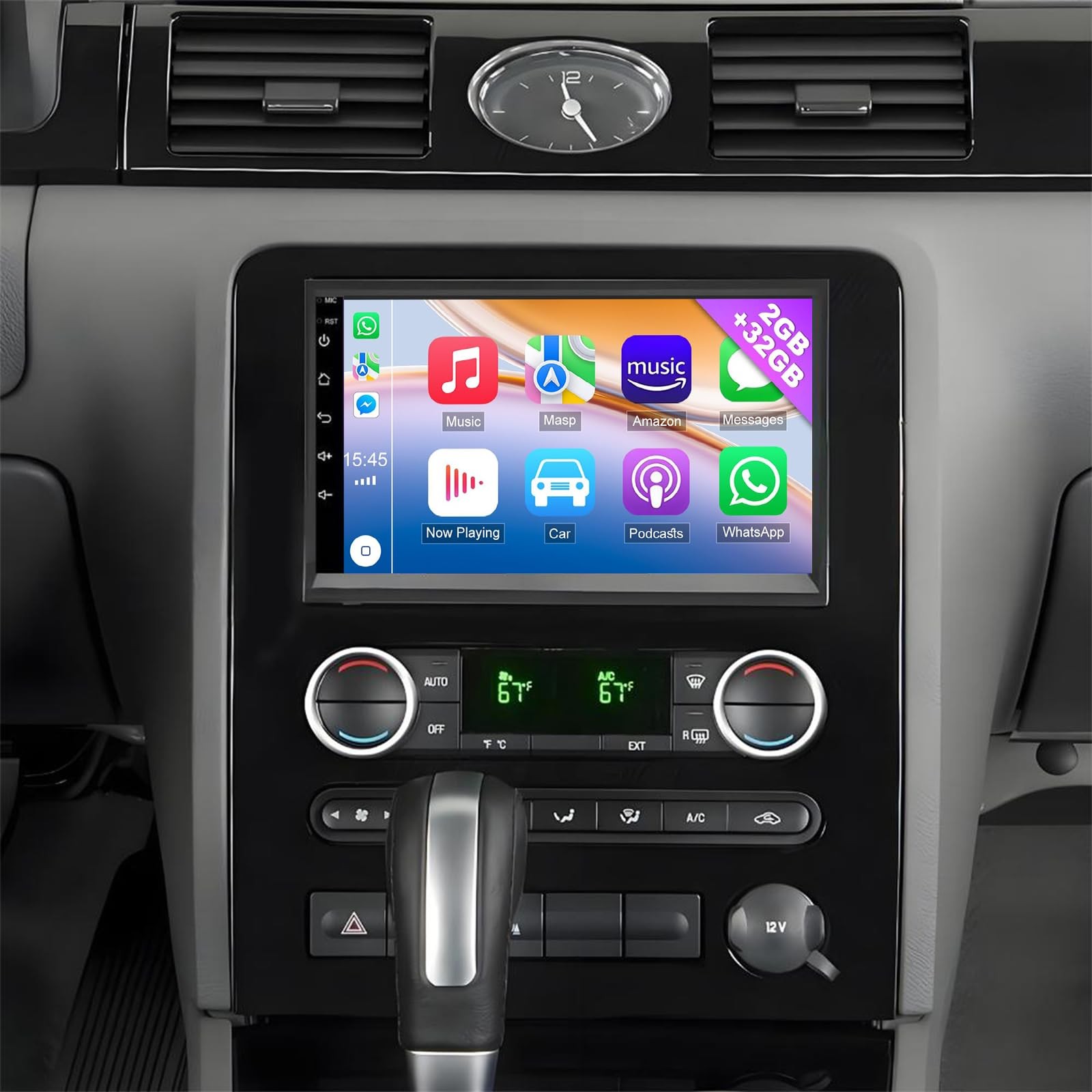 Mercury Sable 2008-2009 7in Car Radio Carplay Android Auto Backup Cam 2+32G