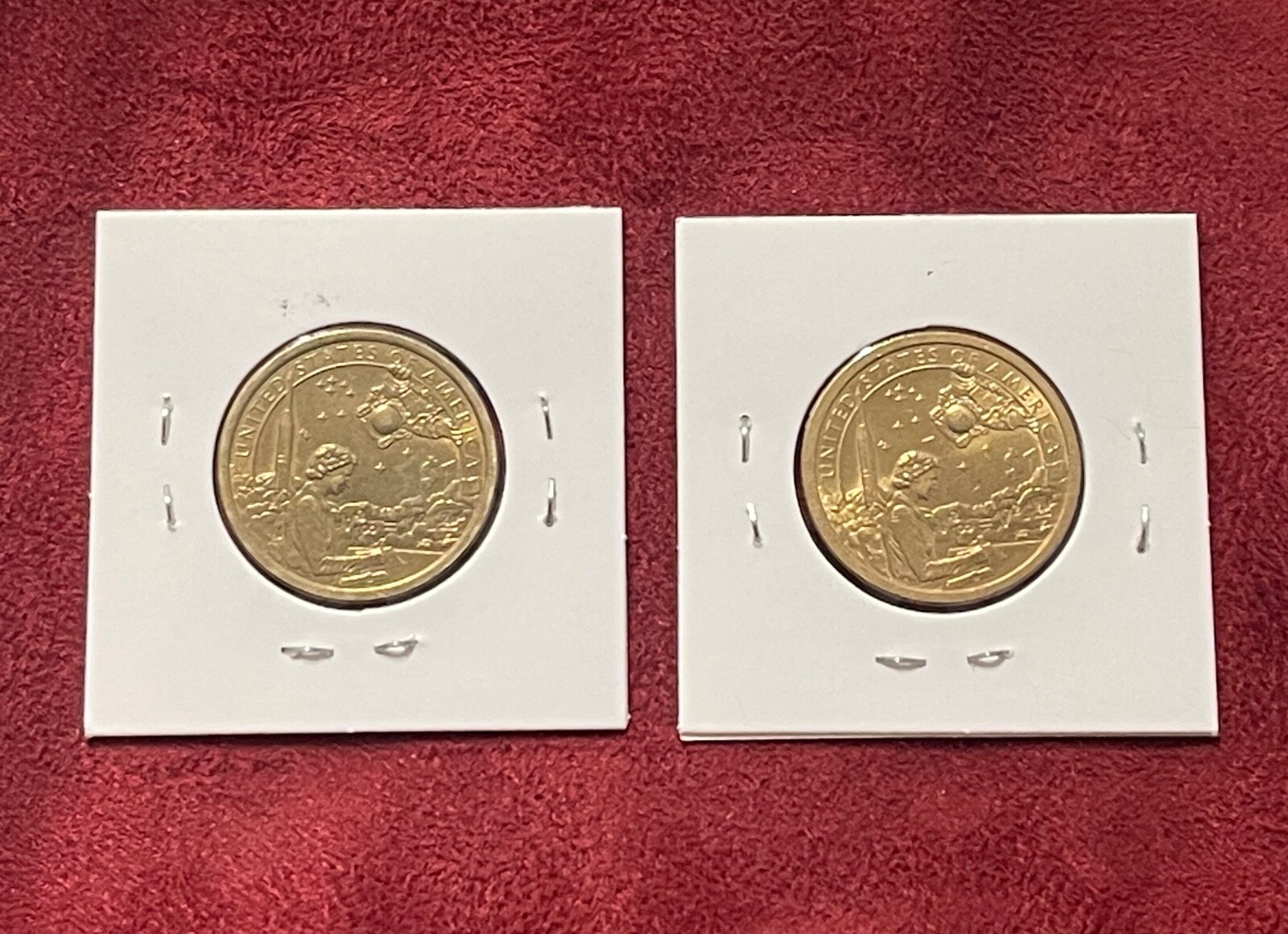 2019 $1 Dollar P & D Sacagawea Mary Golda Ross 2- Coin Set