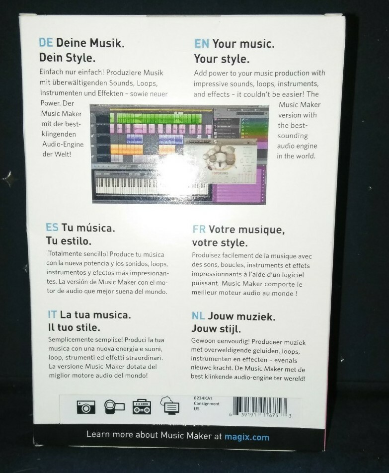 New!!Music Maker Plus Edition + Samplitude Music Studio - Windows