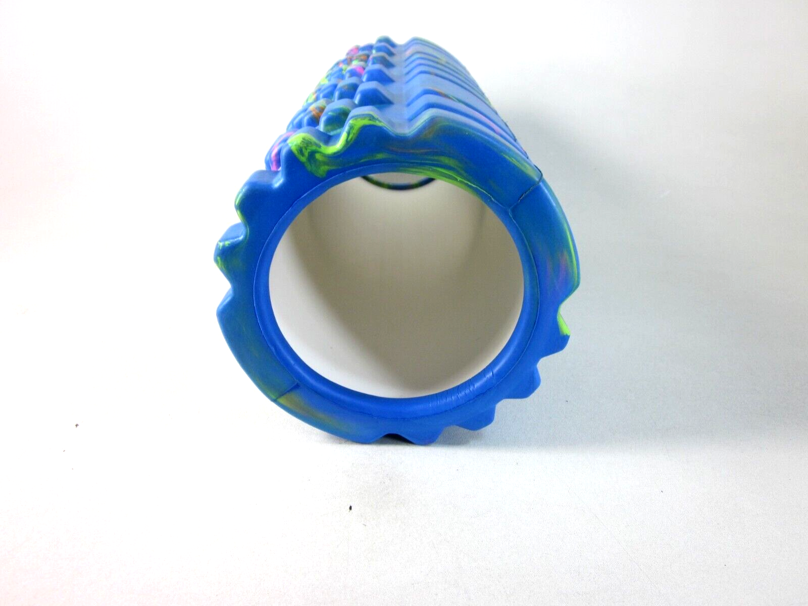 JBM FOAM ROLLER FOR DEEP TISSUE MASSAGE EXERCISE ROLLER,BLUE/MULTI,NEW