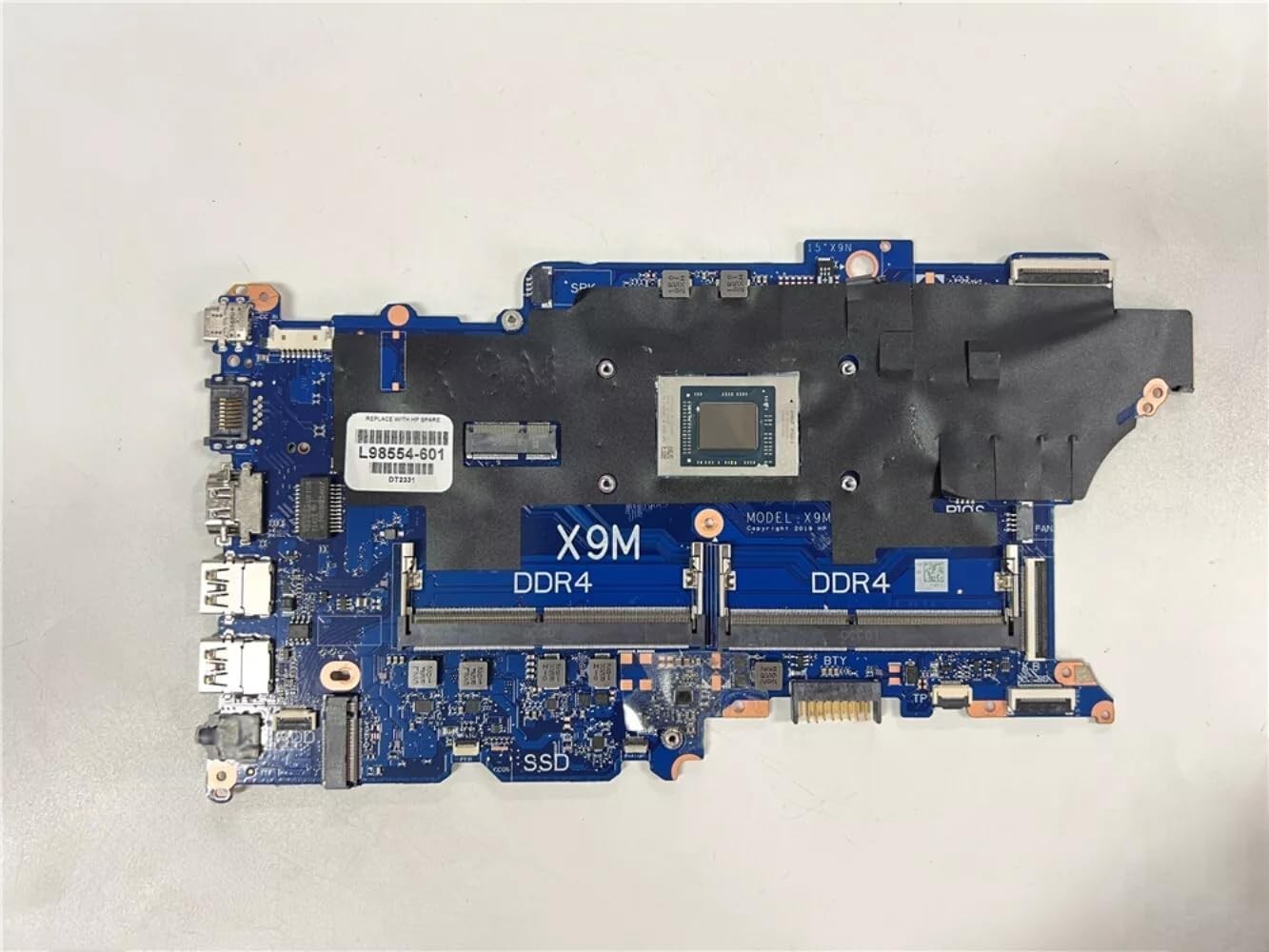 HP ProBook 445 G7 L98554-601 Motherboard w/ Ryzen 5 4500U  2.3 + Heatsink
