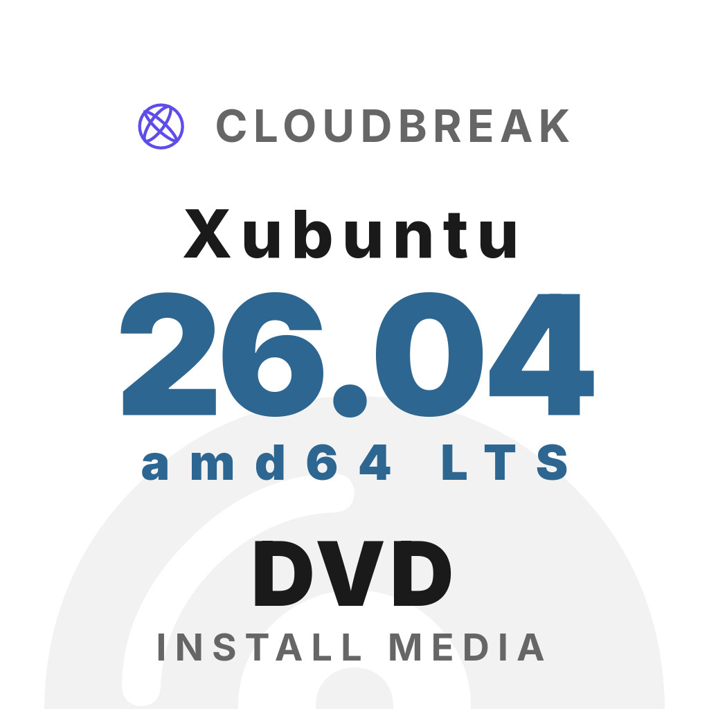 Xubuntu 26.04 amd64 LTS Bootable/Live Install DVD NEW