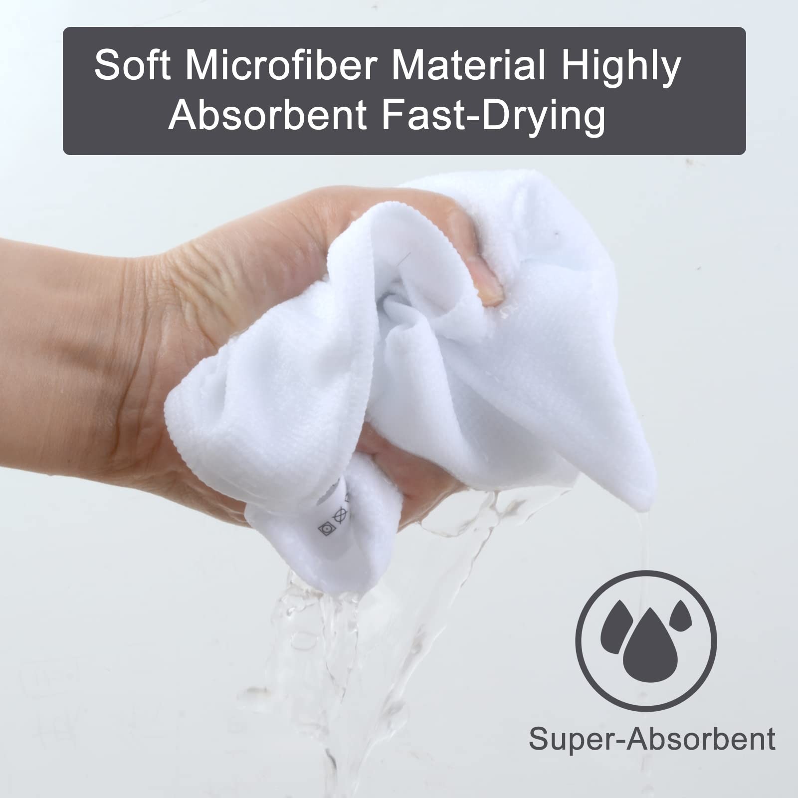 SINLAND Microfiber Cleaning Cloth Dish Cloth Kitchen No Streak Absorbent Dish...