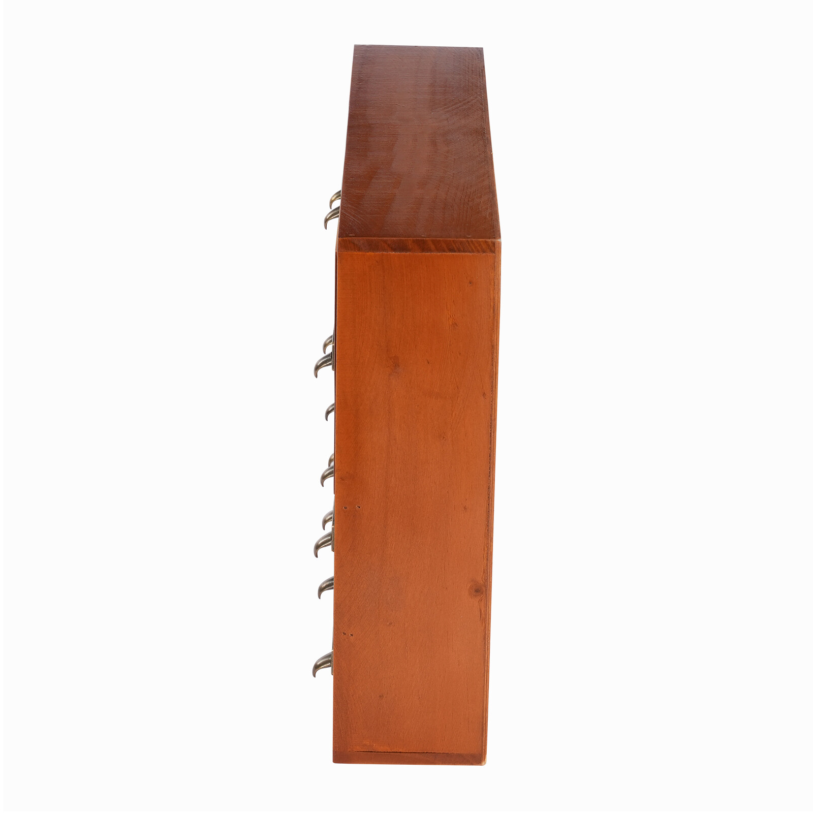 12-Drawer Wooden Desktop Organizer - Stylish Storage for Home & Office
