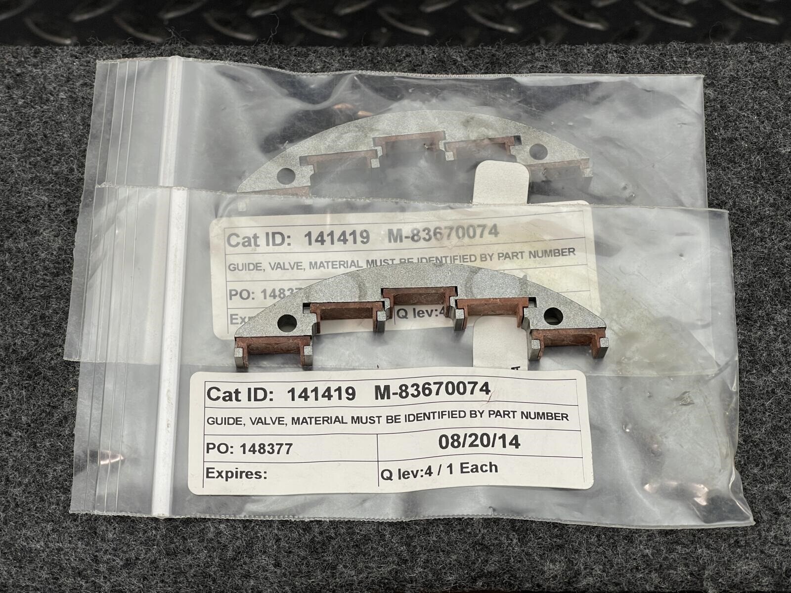 Lot of 2 Ingersoll-Rand M-83670074 Guide Valves, 141419 - Unused