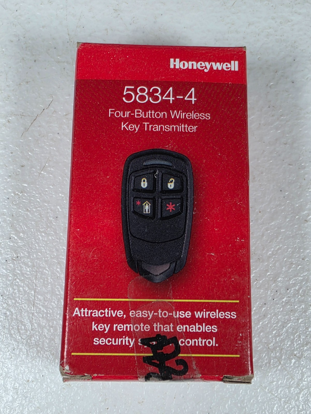 Honeywell 5834-4 Four-Button Wireless Key Transmitter FOB