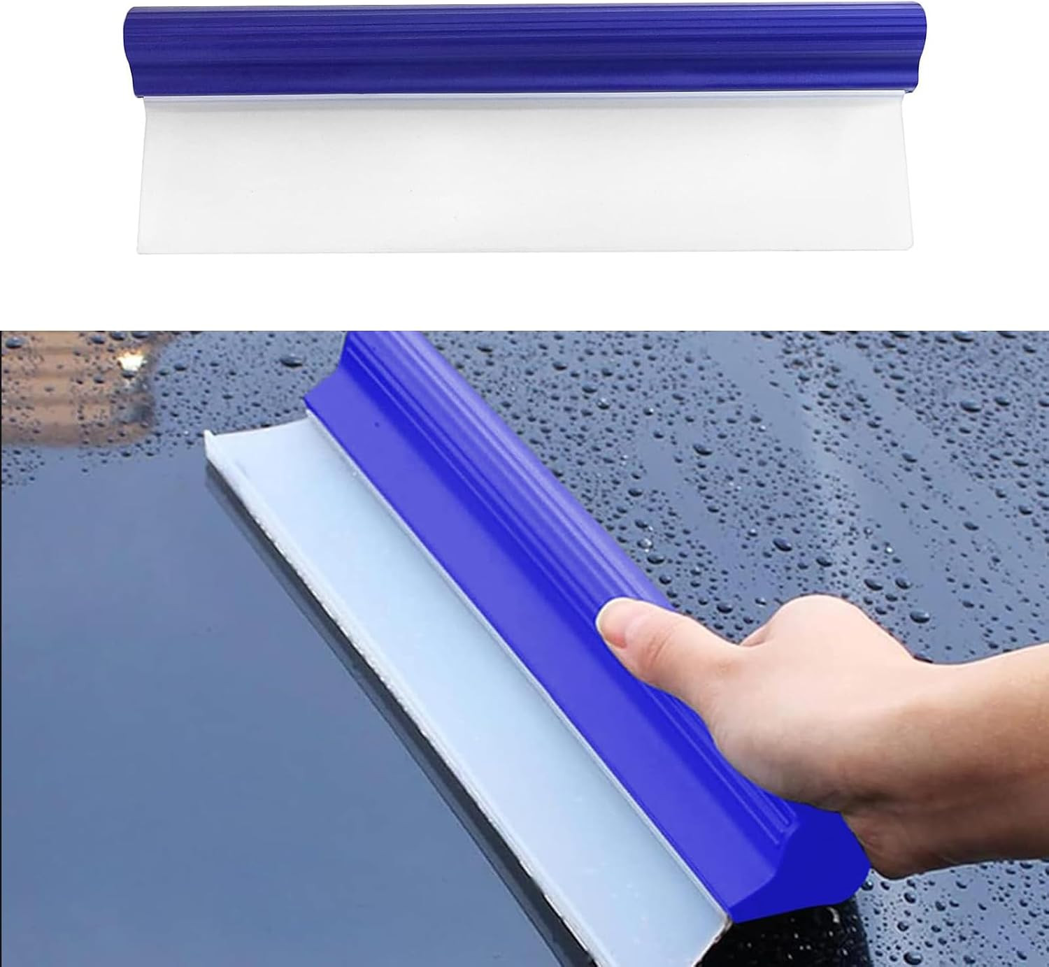 Professional Automotive Wiper Blade Squeegee, 12 Inch 3-Layer Silicone Water Bla