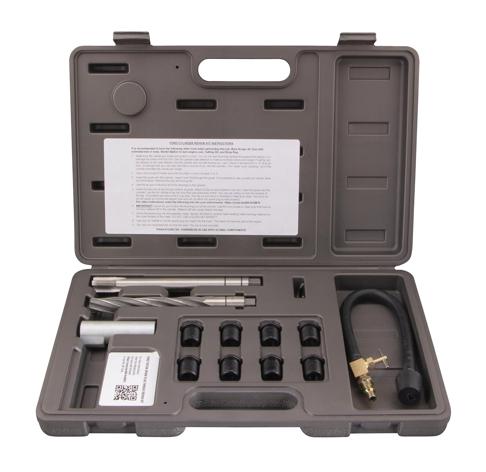 CalVan Tools 38900 Two Valve Ford Triton Tool Kit - Foolproof One Size, Multi