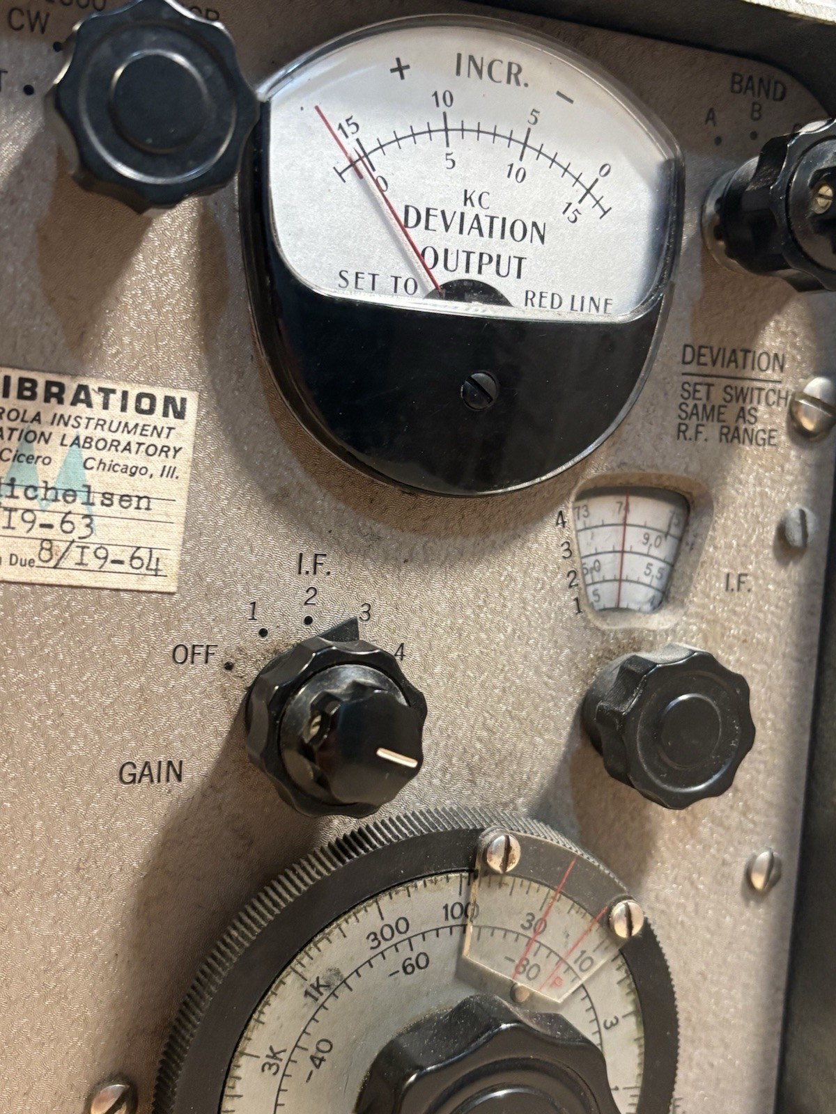 ⭐️Vintage Motorola Measurements Signal Generator⭐️Model T-1034-A⭐️Untested⭐️