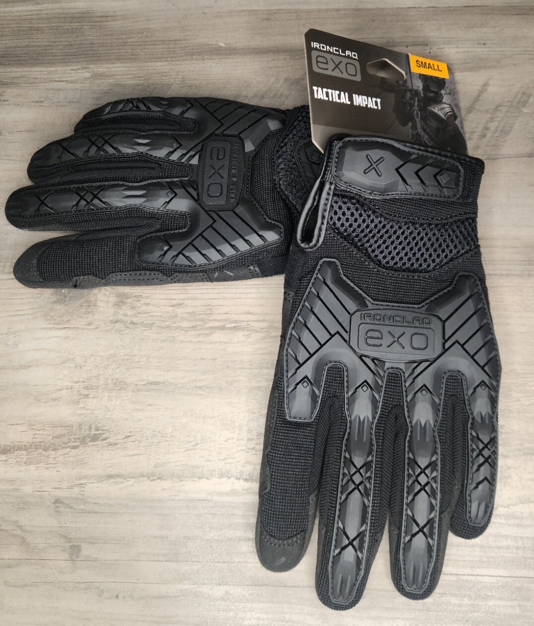 Ironclad EXO Tactical Impact Glove - Black Small. Free Shipping.