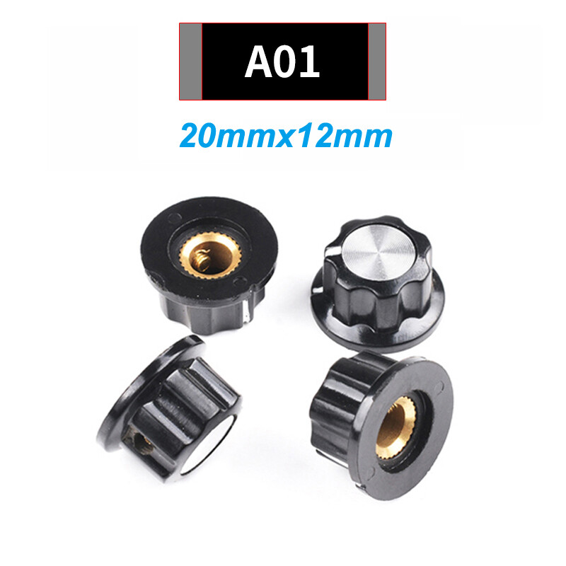 A01-A05 Top Rotary Control Turning Knob for Hole 6mm Dia Shaft MF Potentiometer