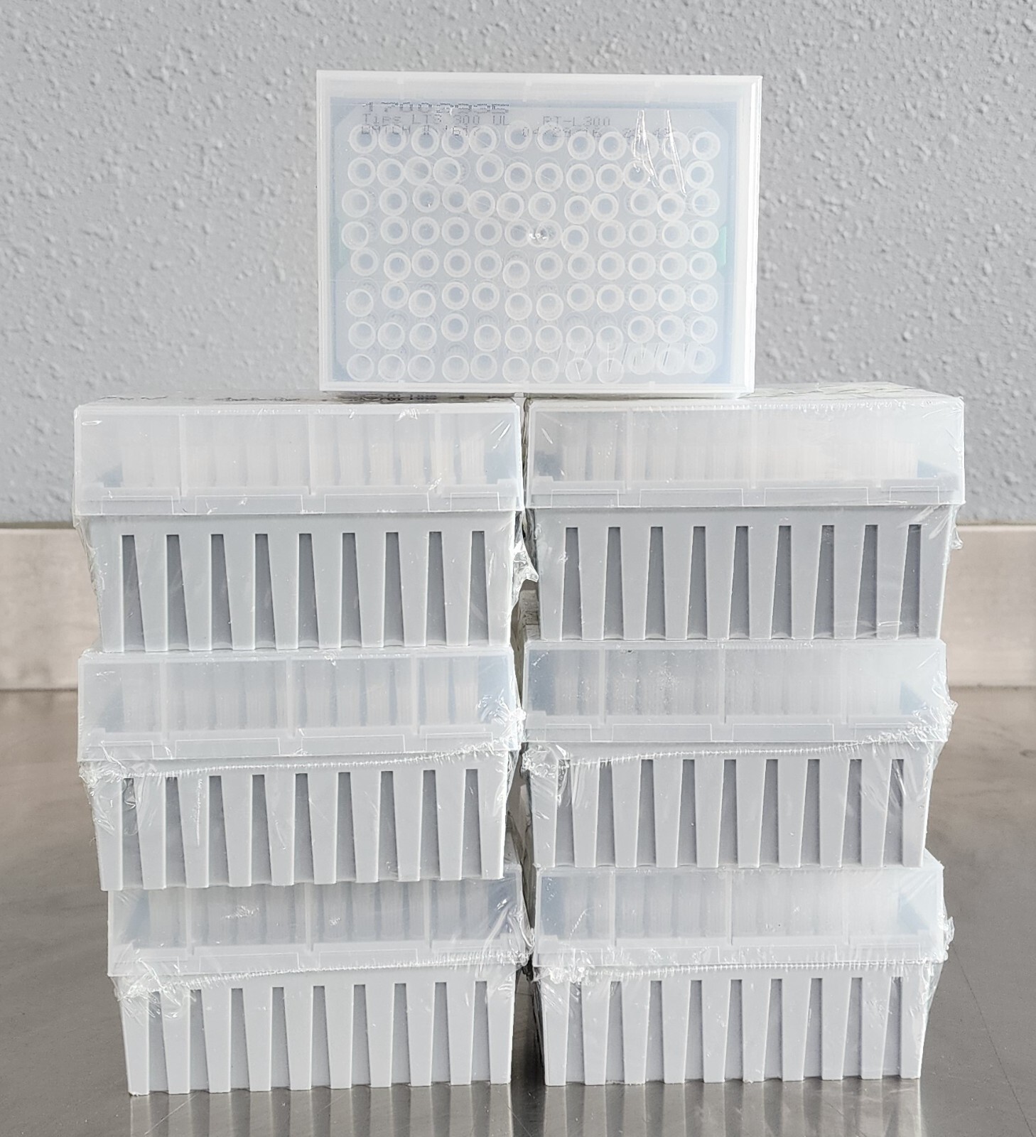 Rainin RT-L300 Pipette Tips LTS 300 uL Sterile (Lot of  7 Racks of 96 Tips Each)