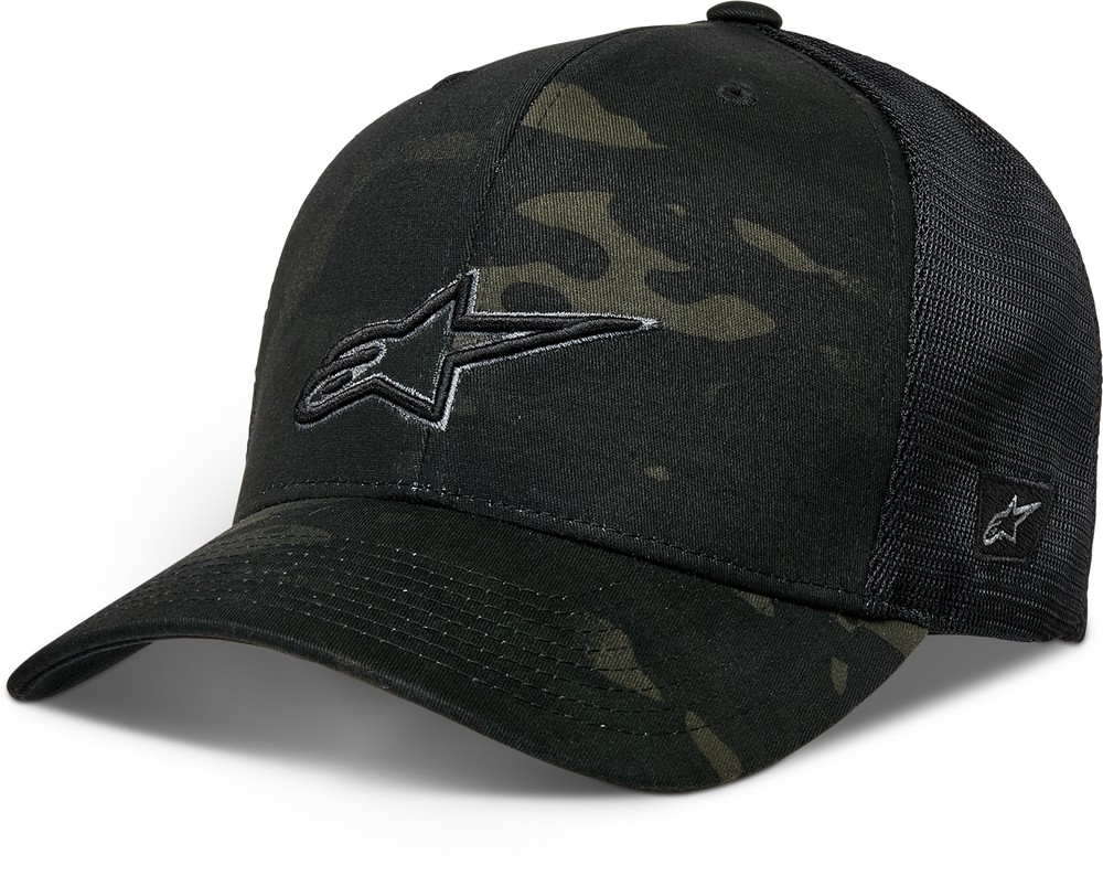 Alpinestars Recon Camo Trucker Hats OSFM Black Camo #1235-81470-160-O/S
