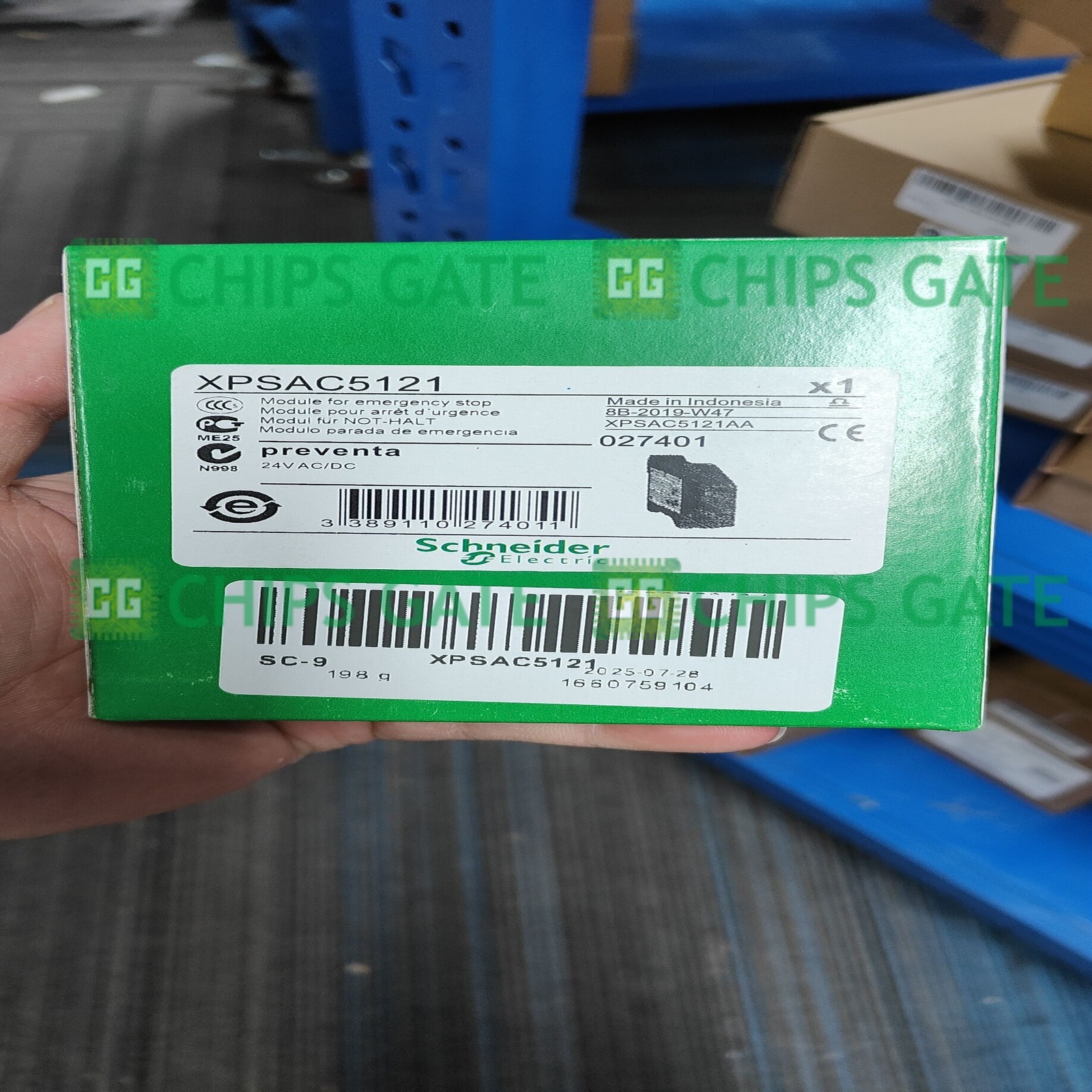 NEW Telemecanique XPSAC5121 Emergency Stop Module