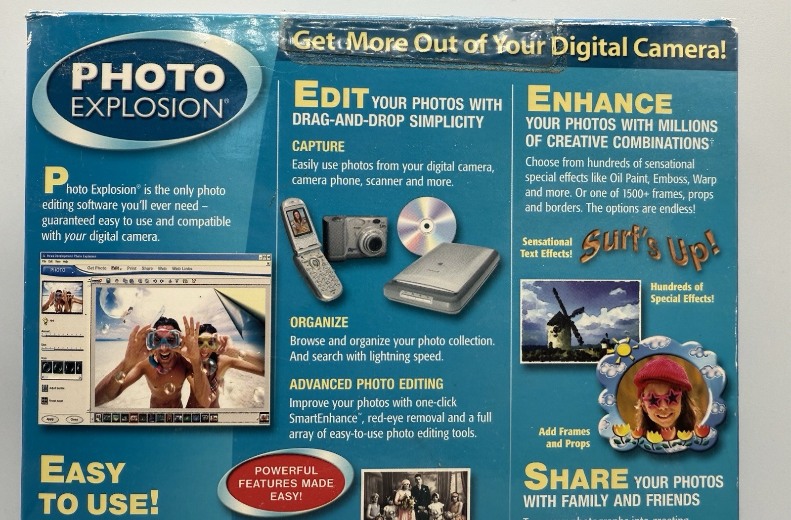 Nova Photo Explosion Deluxe Version 2 Windows XP, 2000 ME 98 Photo Edit Software