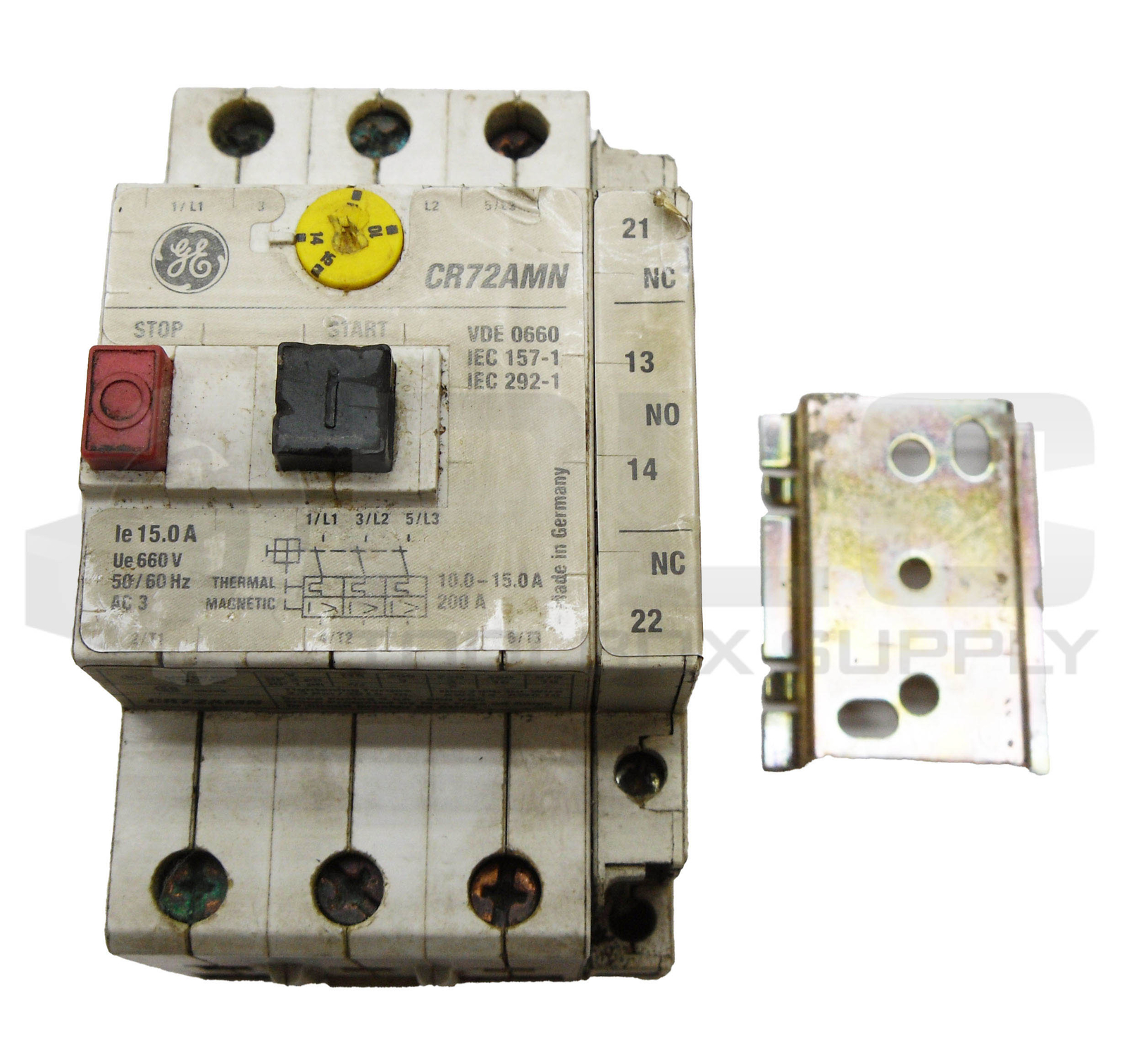 GENERAL ELECTRIC CR72AMN MANUAL MOTOR CONTROLLER 600V CR72AXA11