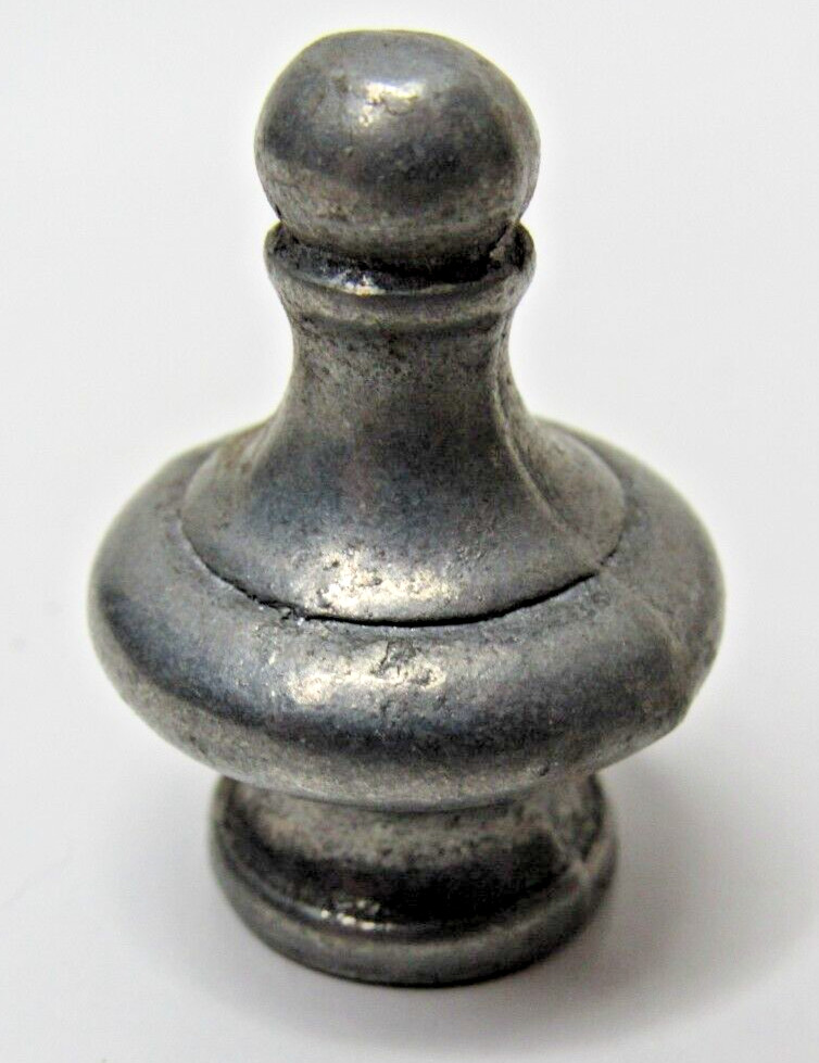 Vintage Antique Aluminum Lamp Finial Detail Topper Accent Lamp Top #US29-16