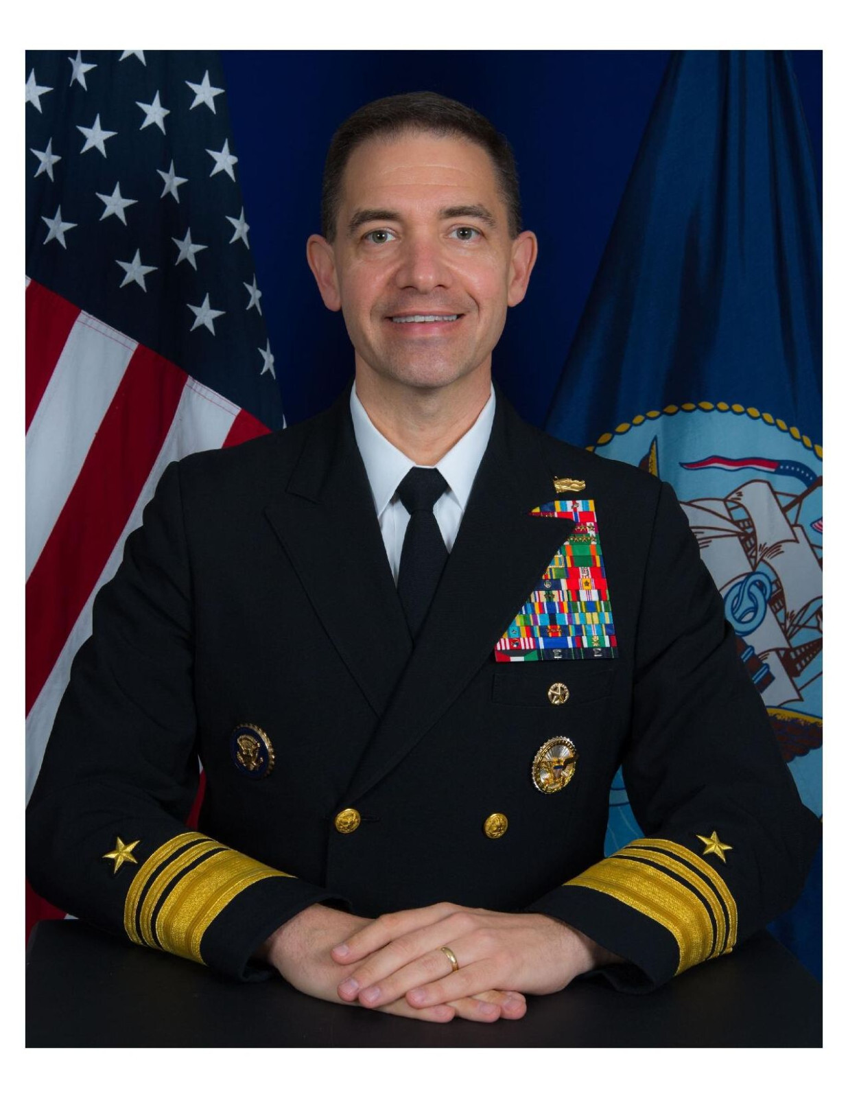 United States Navy Admiral Charles B. Cooper II 8x10 Photo On 8.5" x 11"