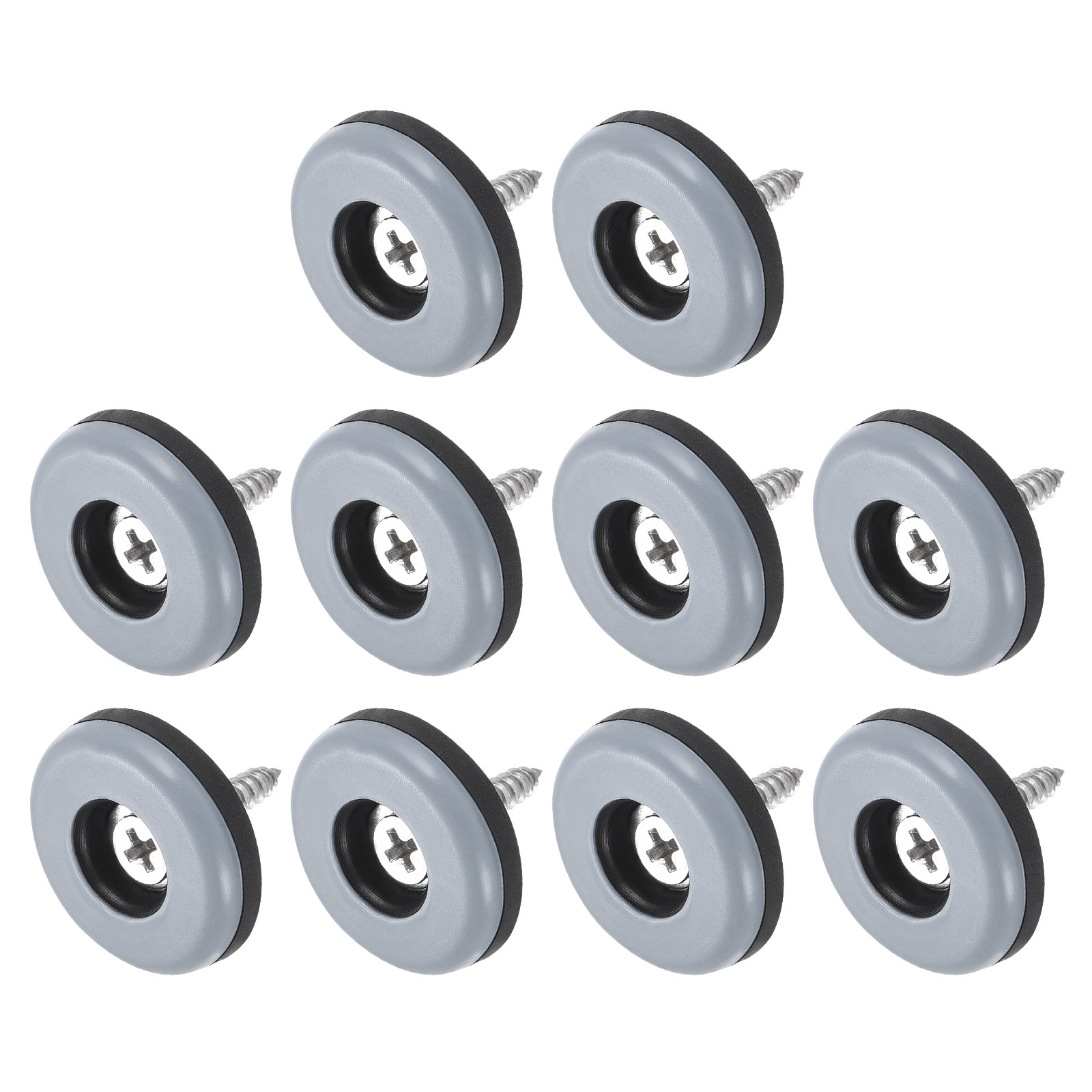 Screw on Furniture Sliders (25mm/0.98in) 24Pcs, Round Chair Glides Slider