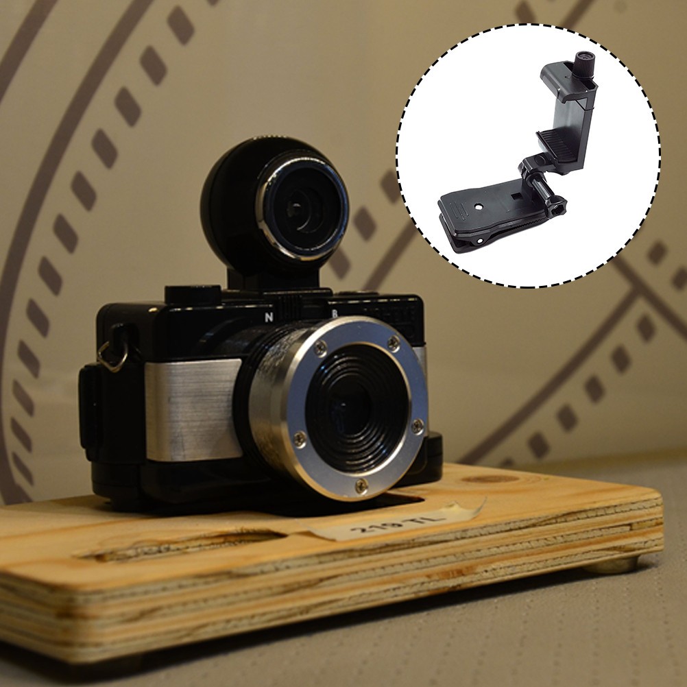 Backpack Shoulder Strap Mount for Camera Black ABS Durable Clip 360 Degree