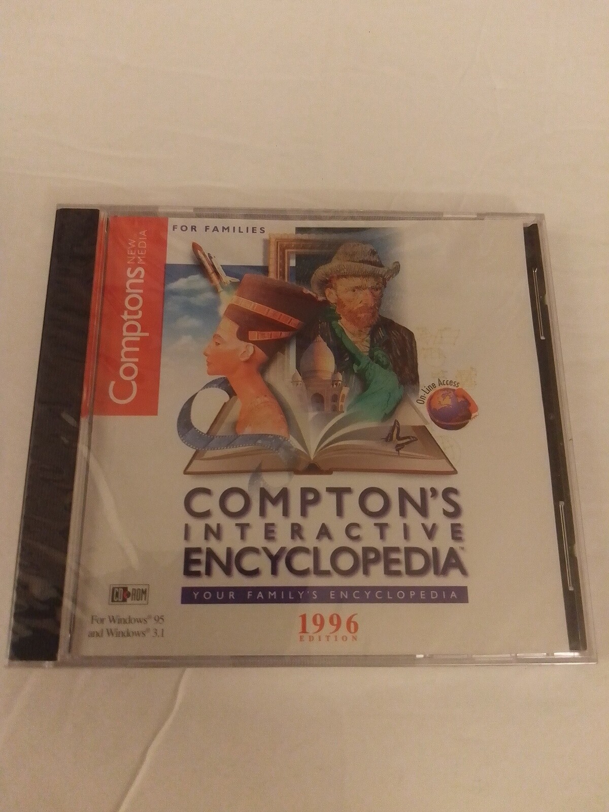 Comptons Interactive Encyclopedia 1996 CD-ROM For Windows 3.1 - XP Sealed NO BOX