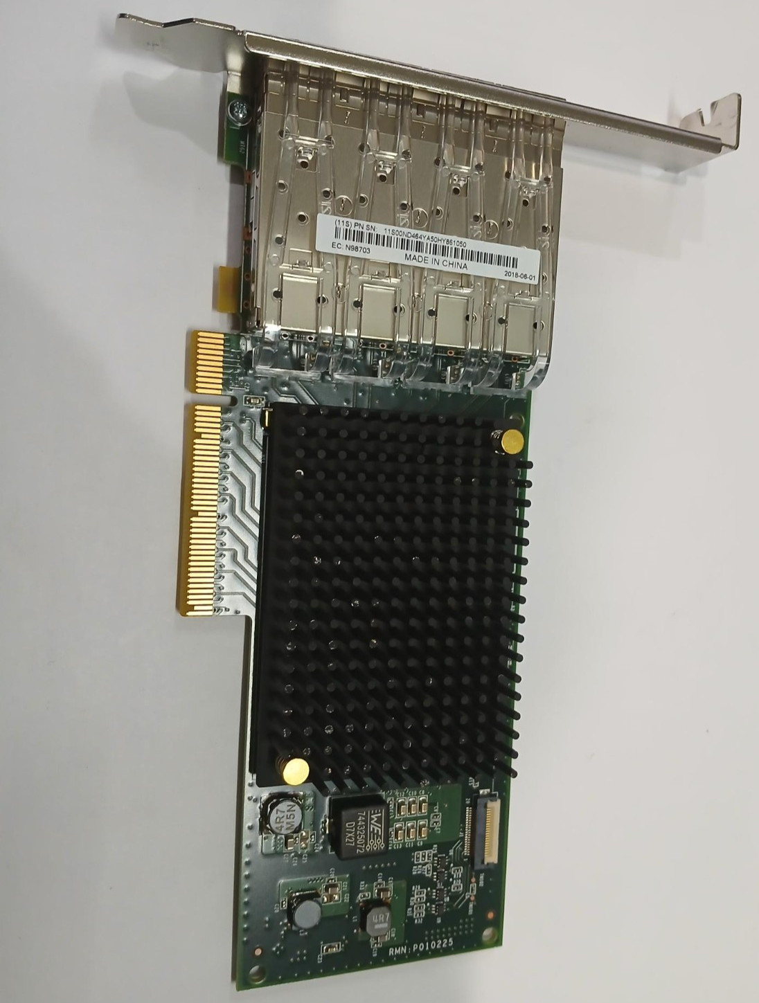 IBM Quad-Port 10GbE SFP PCIe Network Adapter FRU P/N: 00ND468