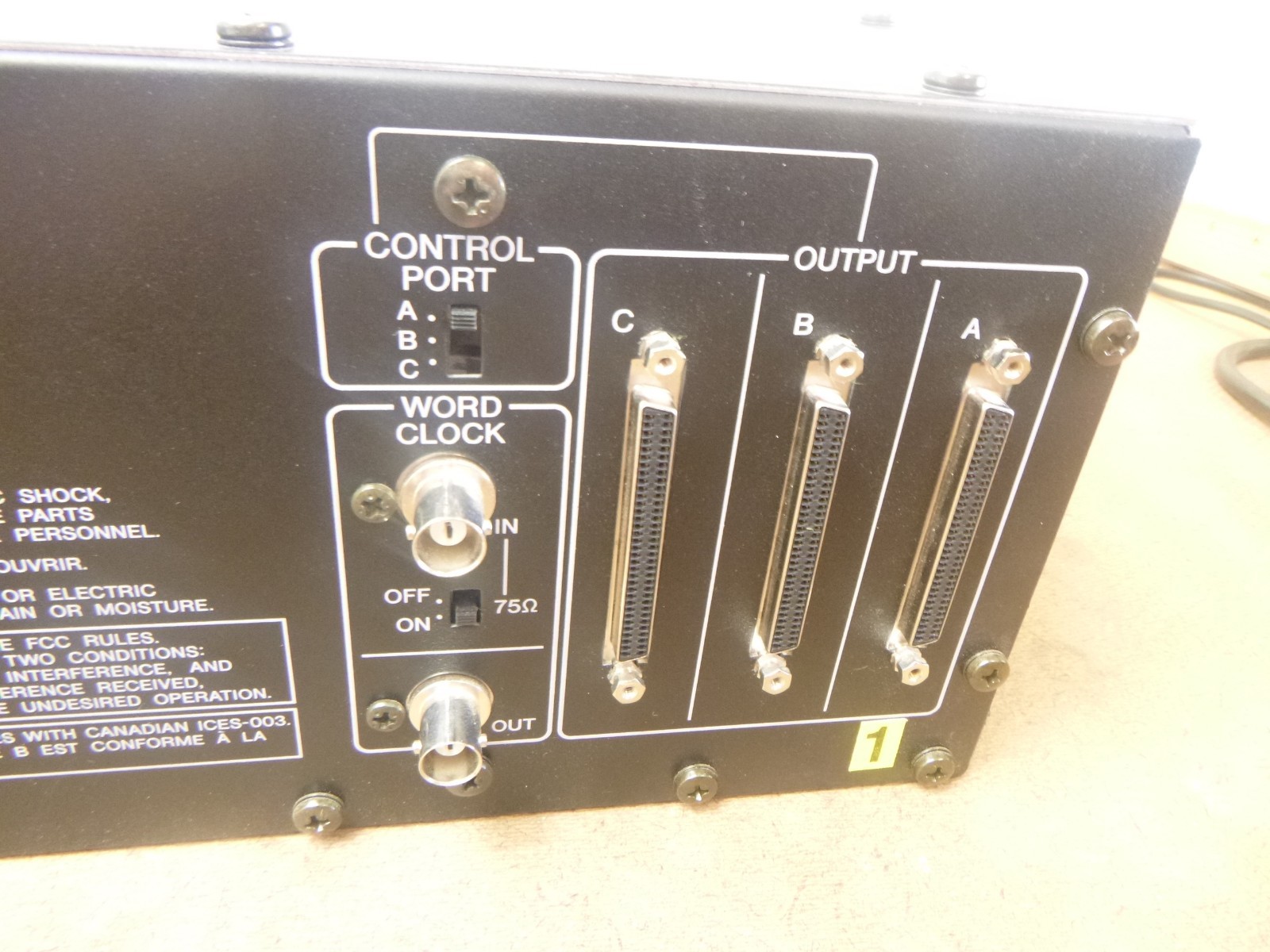 Yamaha AI8 Analog Input Box ForPM1D Untested E3 Code - 6x LMY2-MLAB 1x LMY2-LM