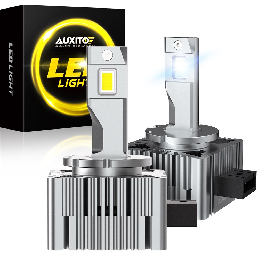 D1S D1R LED Headlight Bulbs 200W 6000K Super White HID Xenon Conversion Kit 2PCS