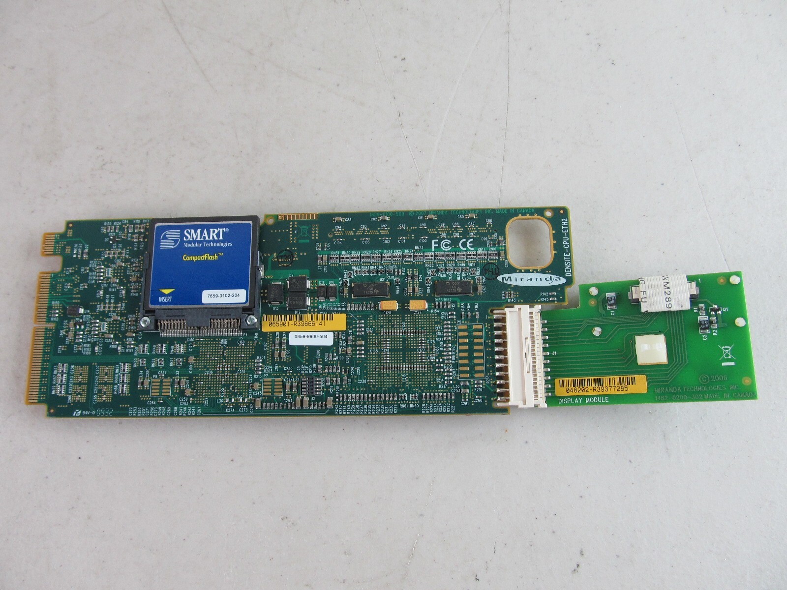 Miranda Densite-CPU-ETH Controller Card