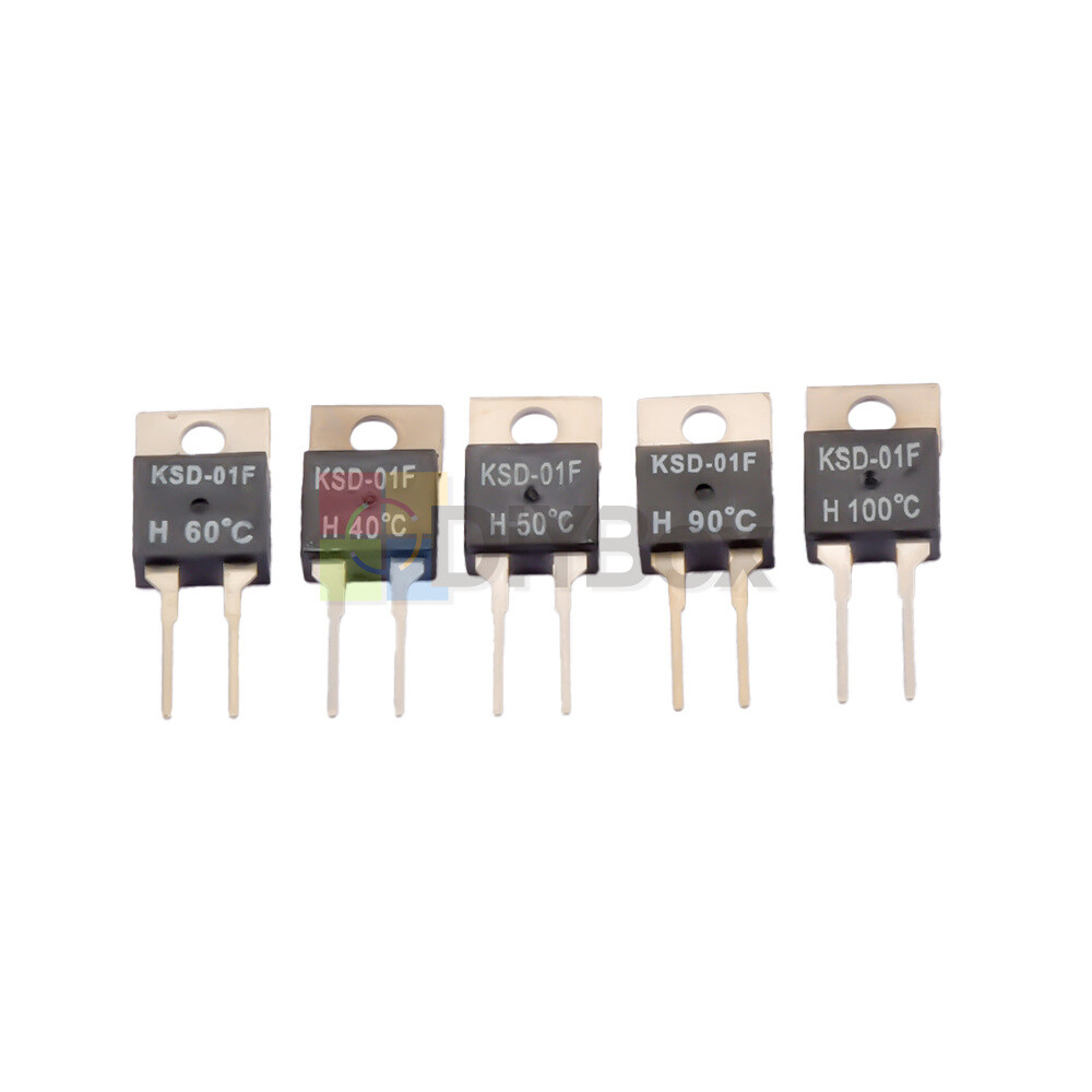 Original KSD-01F 40℃-110℃ Normally Open/Closed Thermal Switch Temperature Sensor