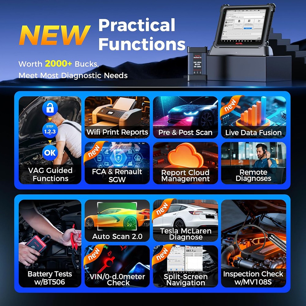 2026 Autel MaxiSys ULTRA Lite MS919 Diagnostic Scanner Advanced VCI Programming