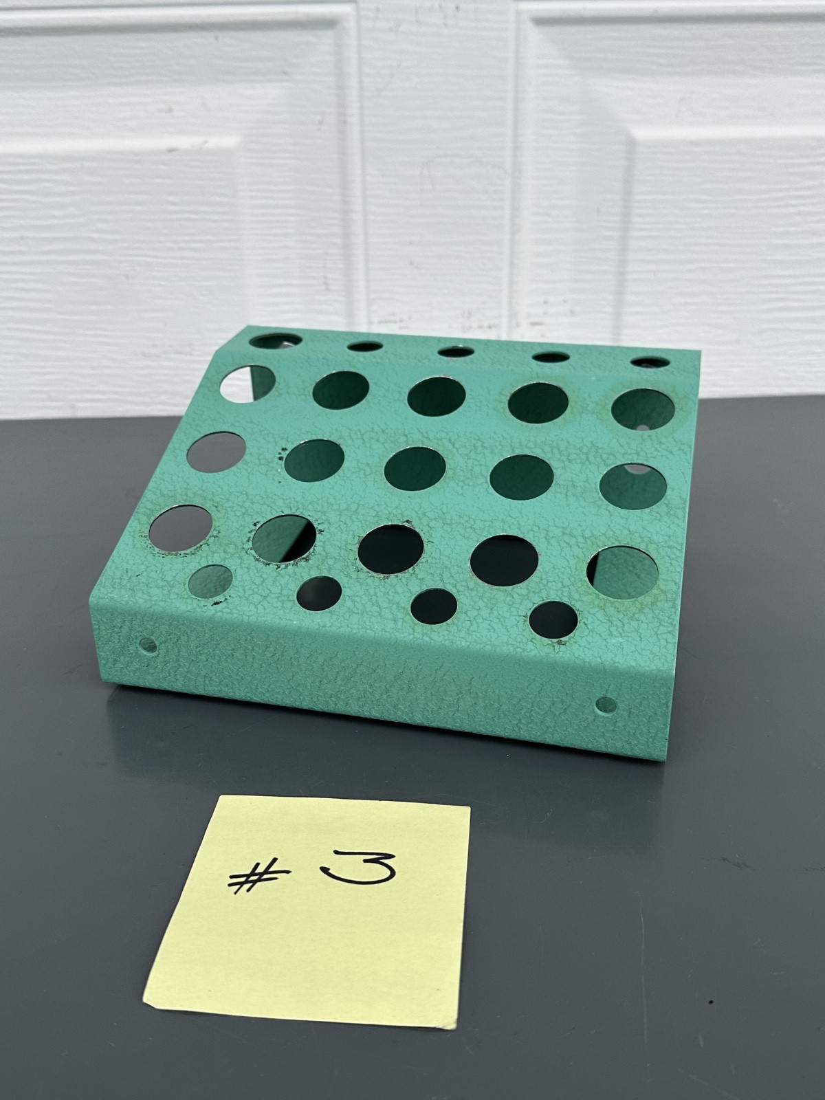 Vintage RCBS Reloading Dies Storage Metal Rack No.3